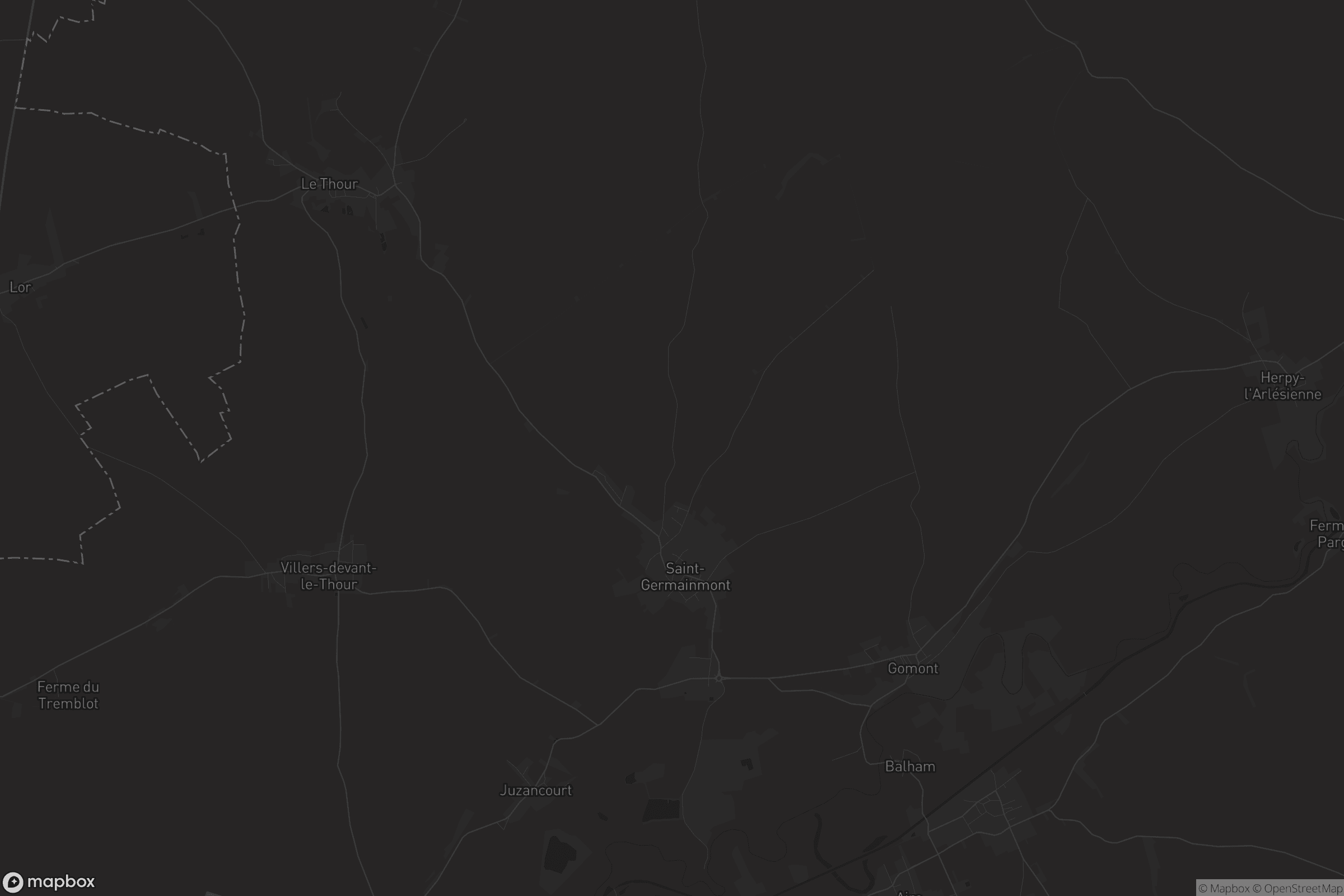 Carte de Saint-Germainmont