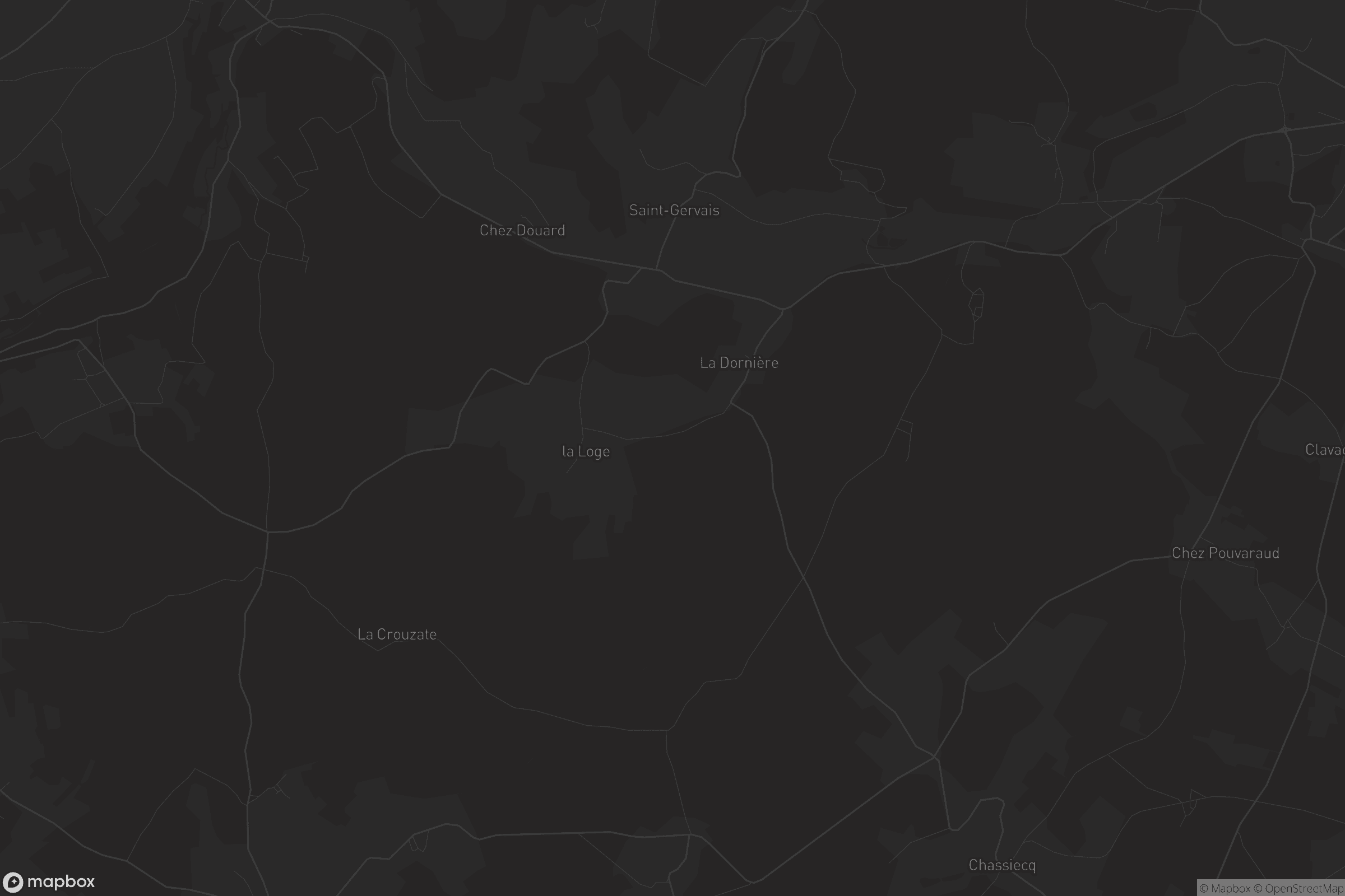 Carte de Saint-Gervais