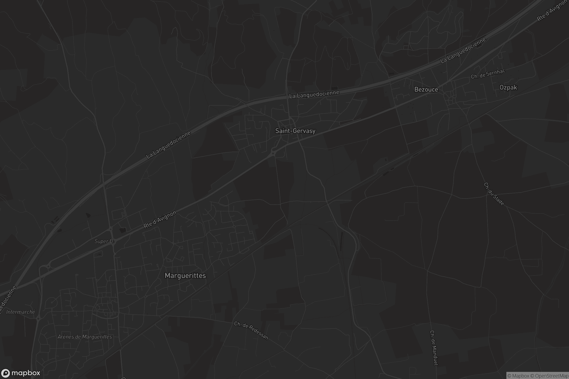 Carte de Saint-Gervasy