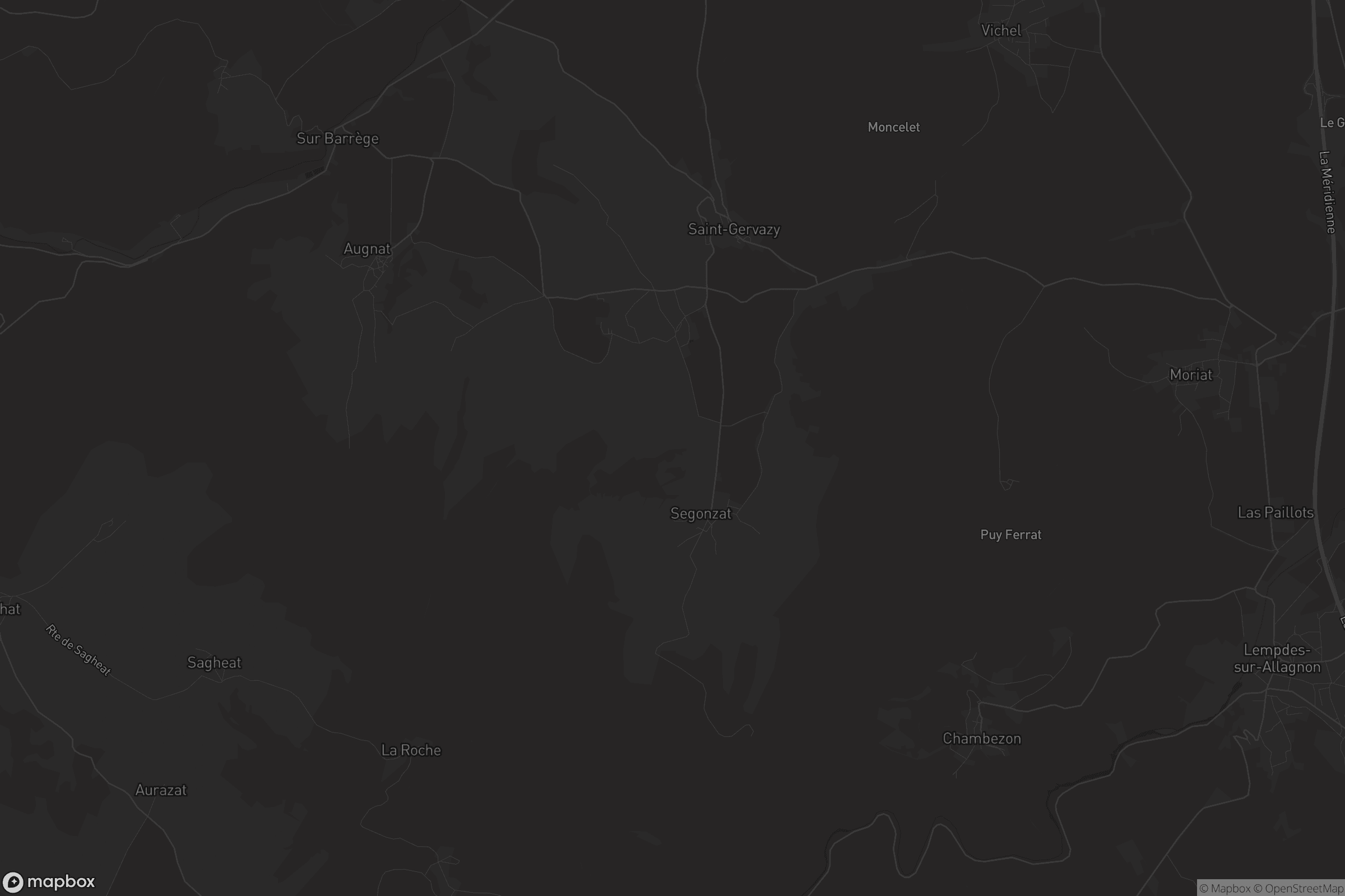 Carte de Saint-Gervazy