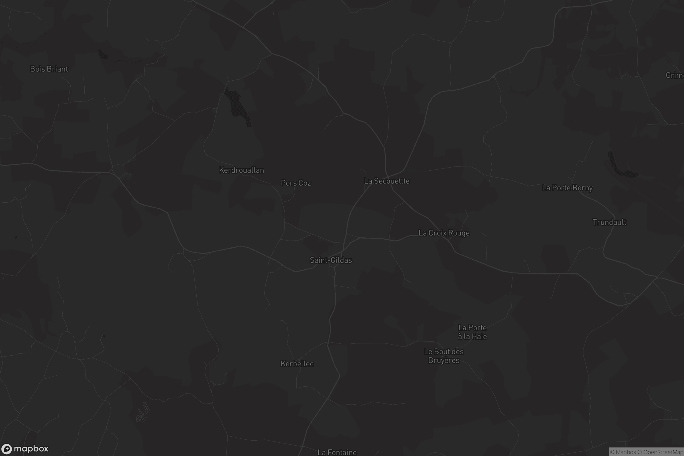 Carte de Saint-Gildas