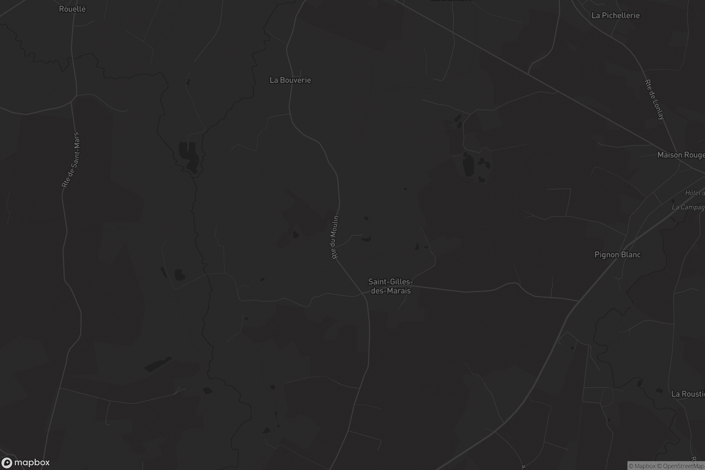 Carte de Saint-Gilles-des-Marais