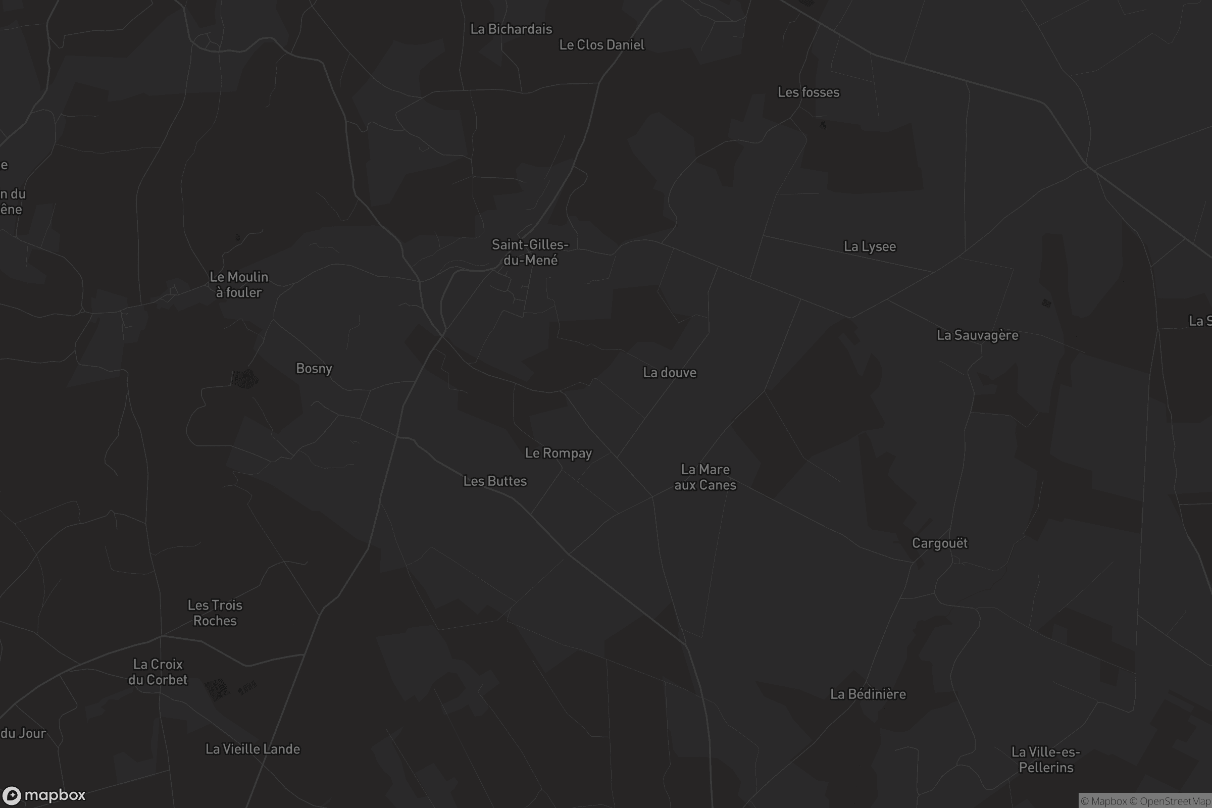 Carte de Saint-Gilles-du-Mené