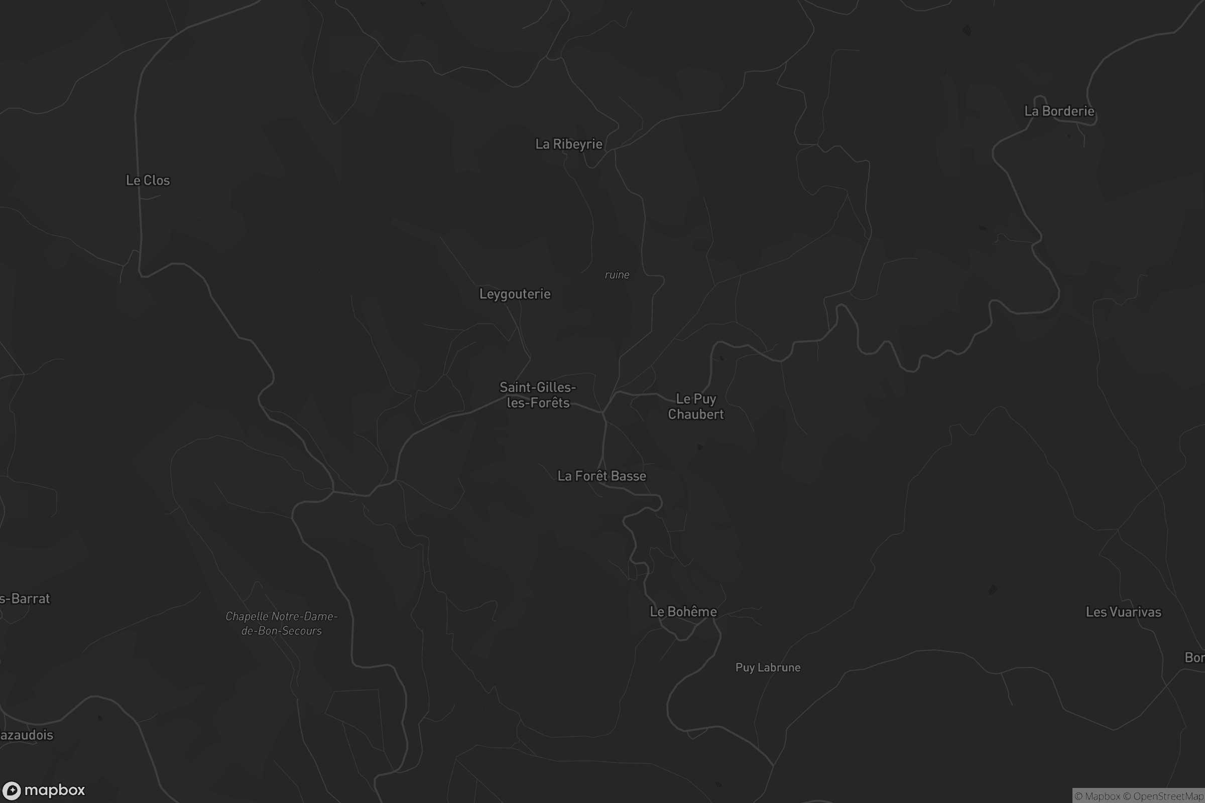 Carte de Saint-Gilles-les-Forêts