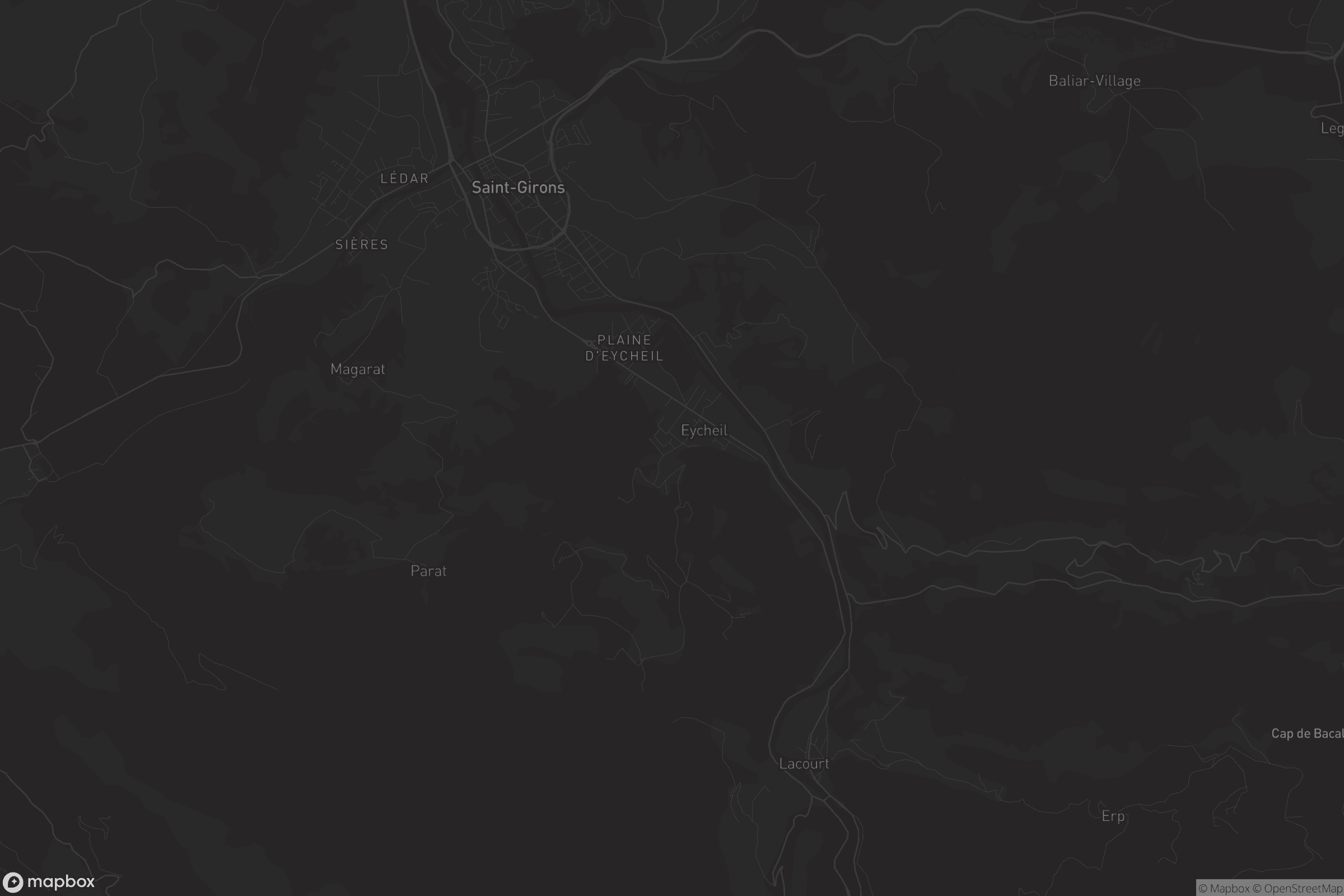 Carte de Saint-Girons