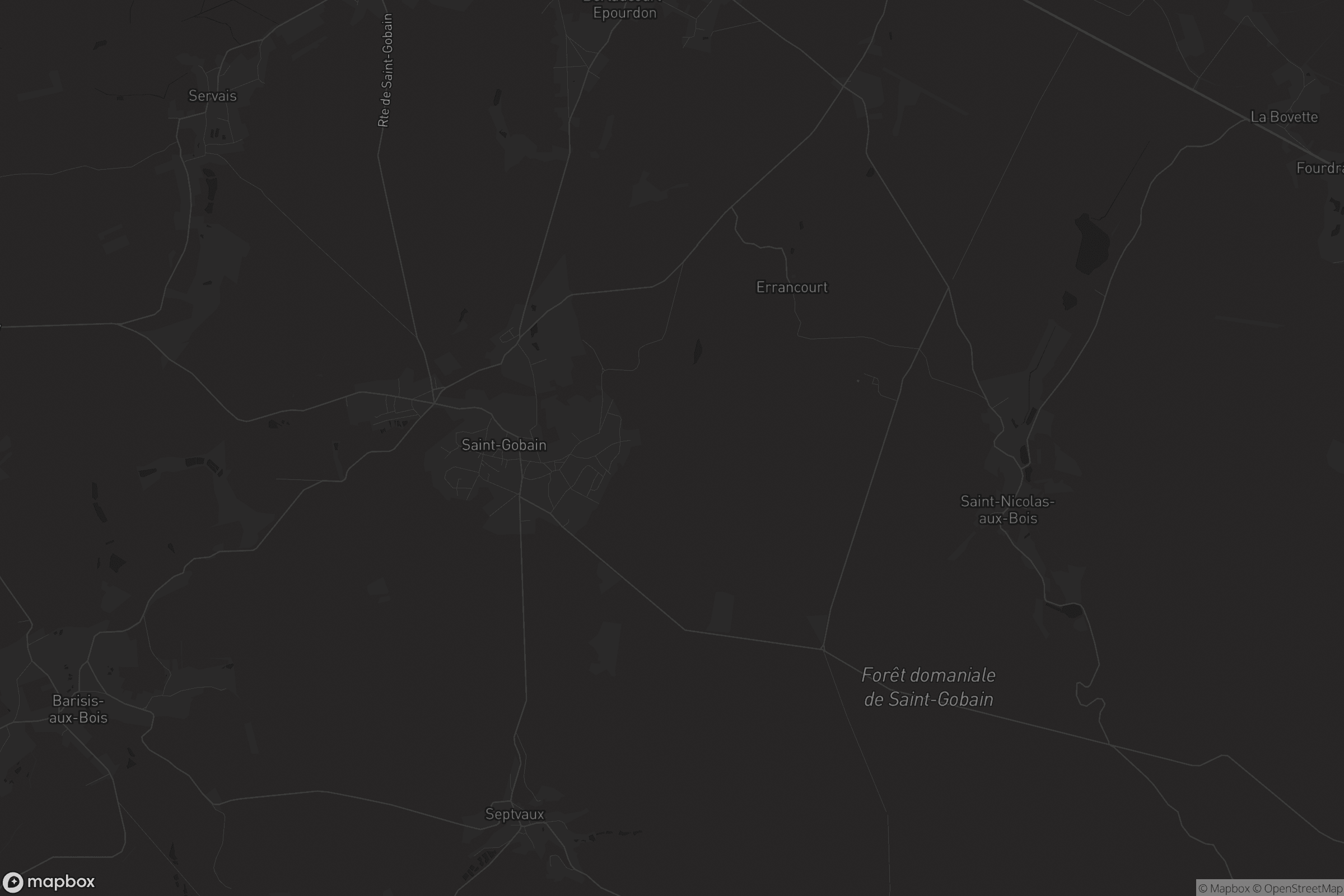 Carte de Saint-Gobain