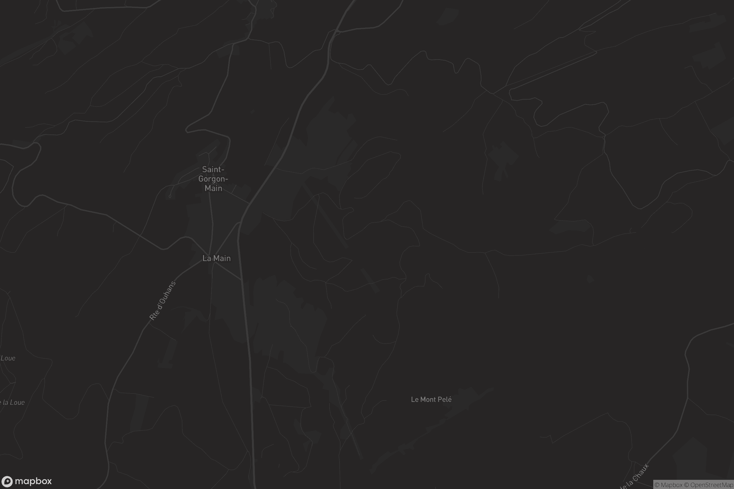 Carte de Saint-Gorgon-Main