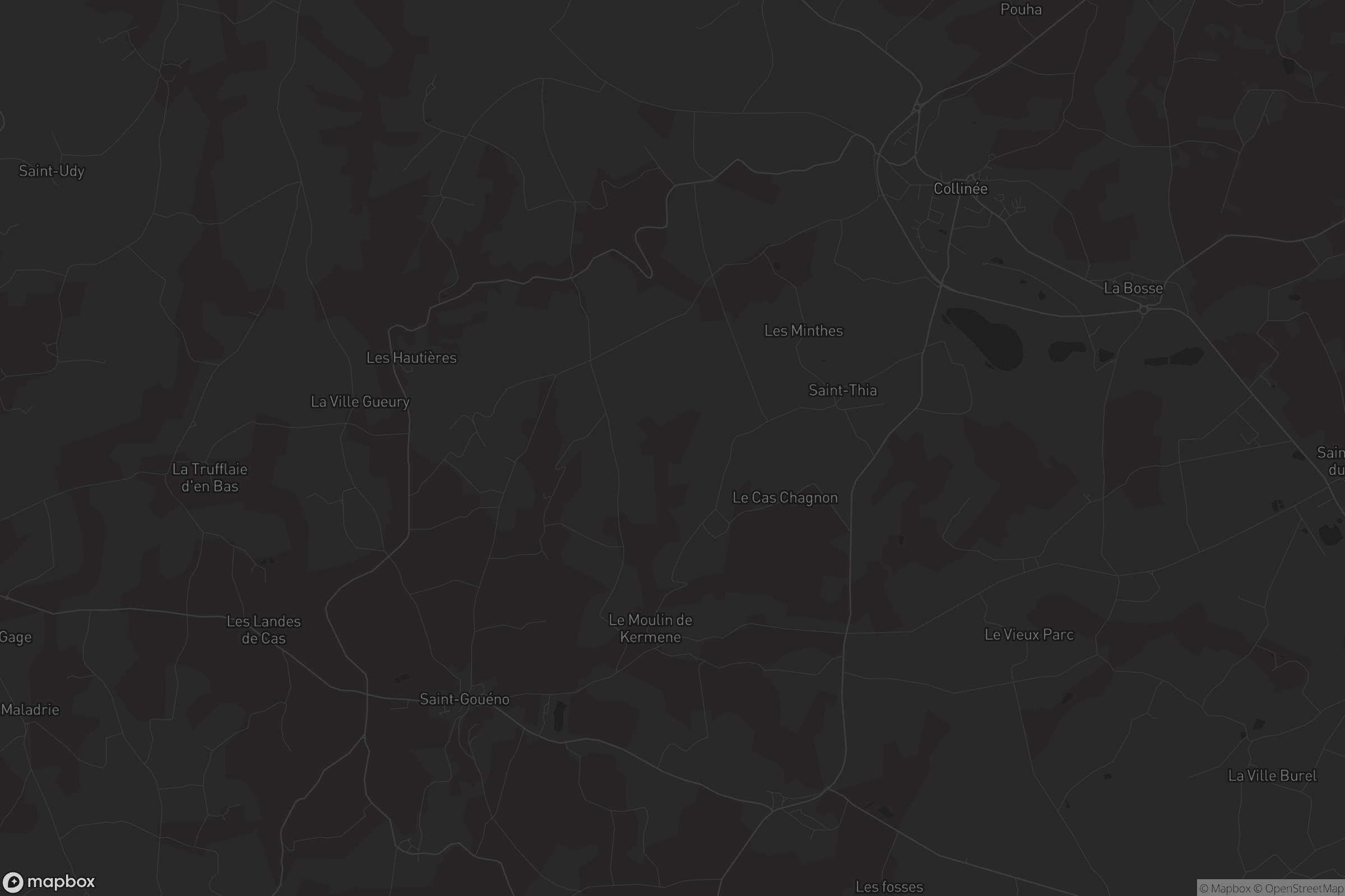 Carte de Saint-Gouéno