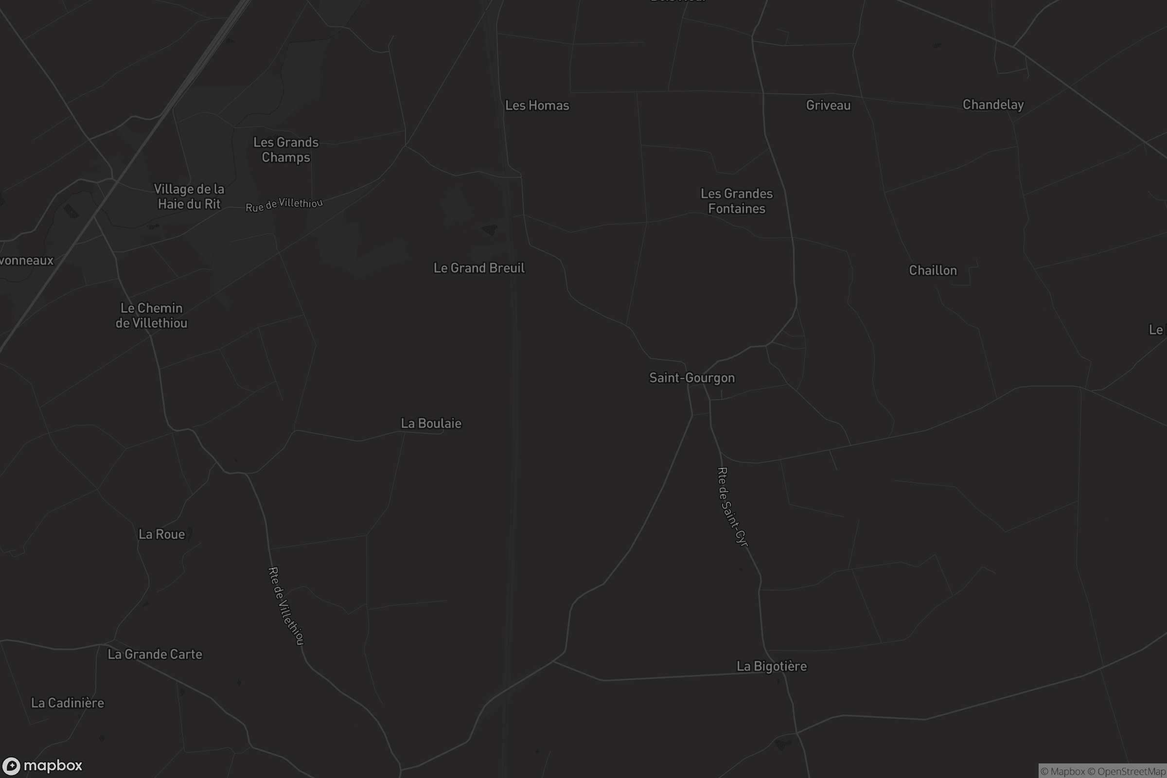 Carte de Saint-Gourgon