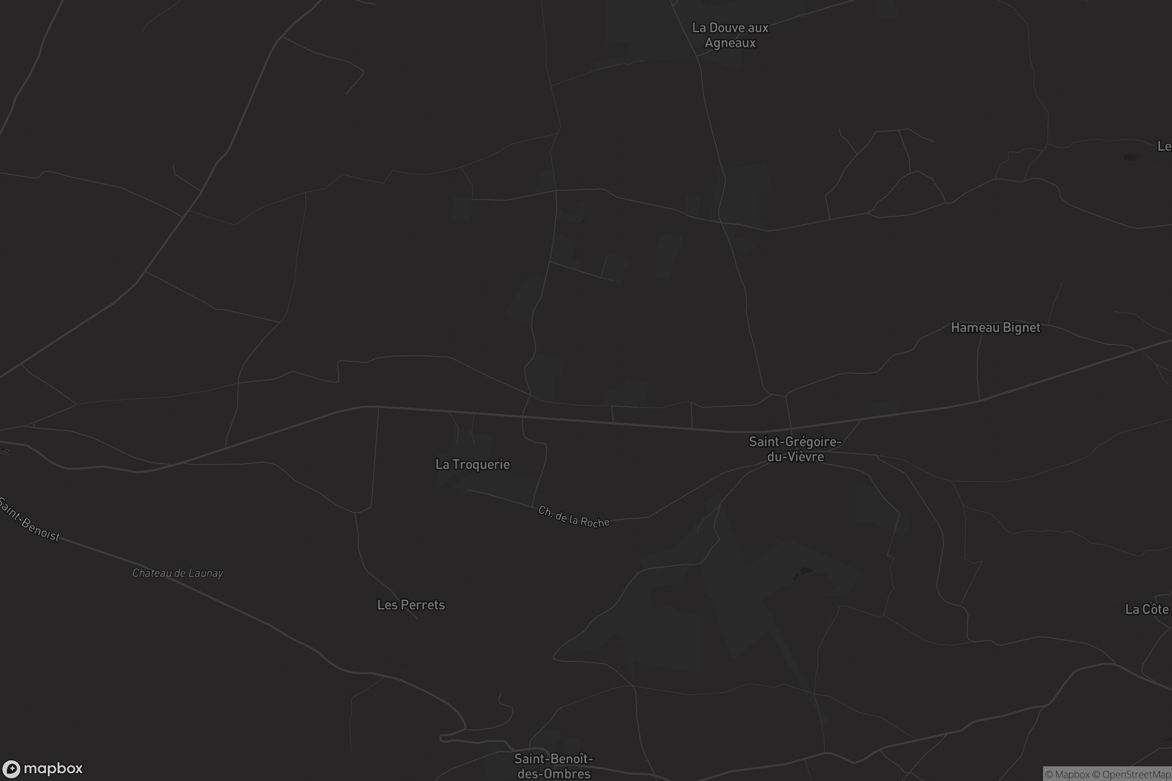 Carte de Saint-Grégoire-du-Vièvre