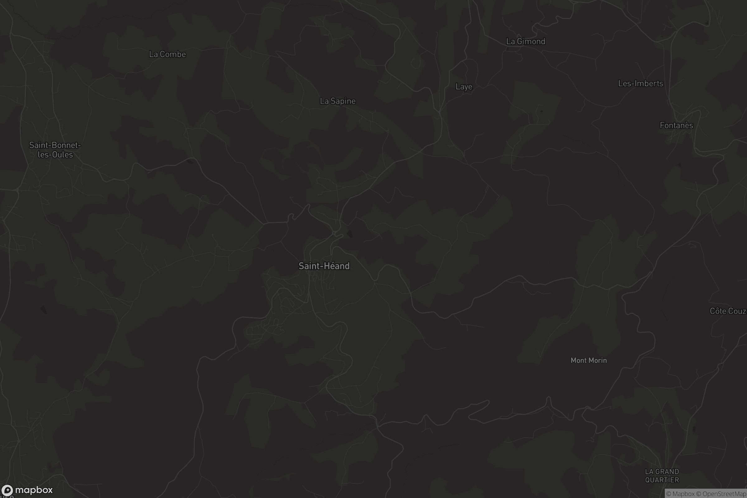 Carte de Saint-Héand