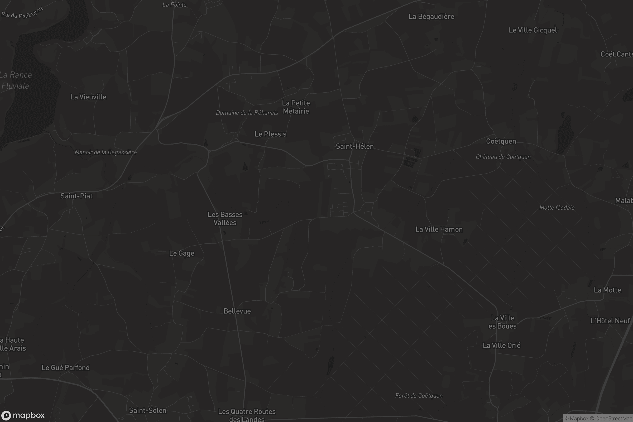 Carte de Saint-Hélen