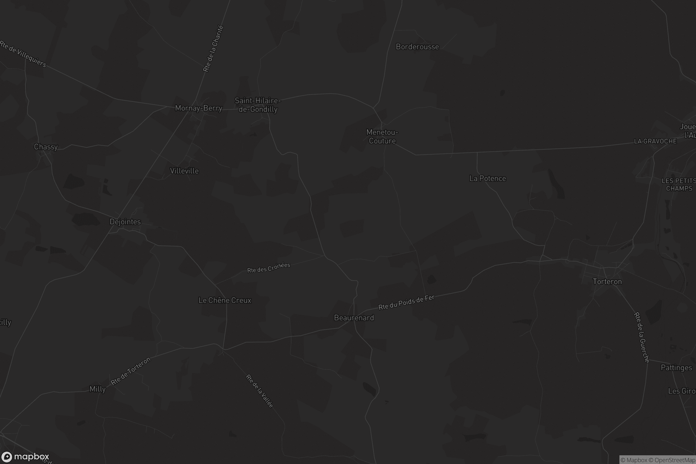 Carte de Saint-Hilaire-de-Gondilly