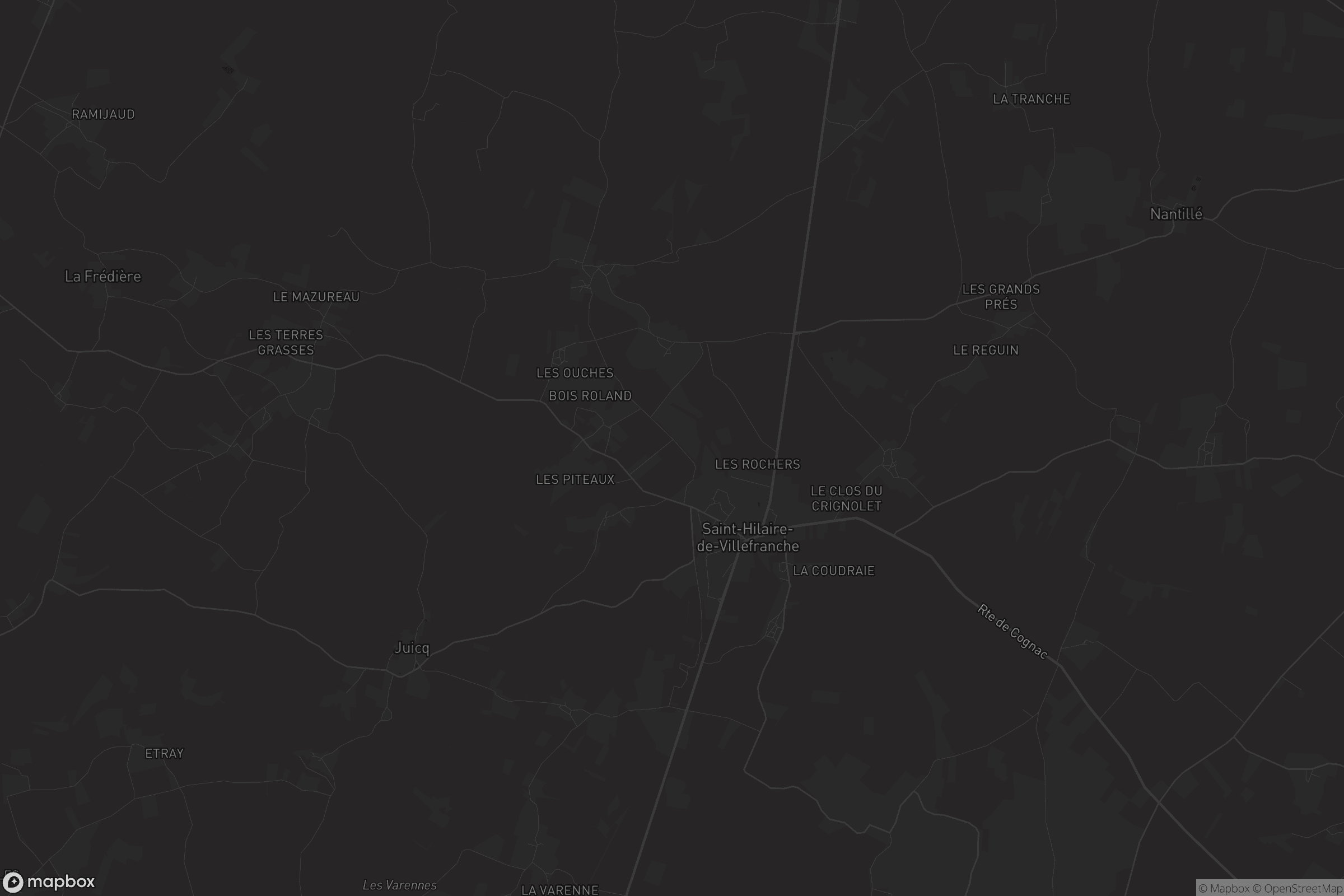 Carte de Saint-Hilaire-de-Villefranche