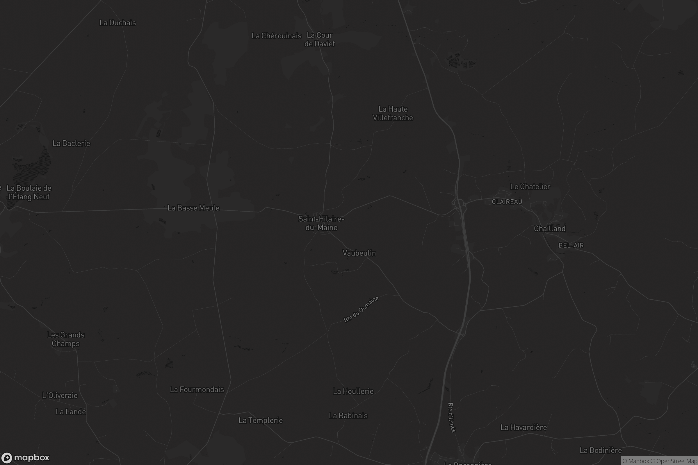 Carte de Saint-Hilaire-du-Maine