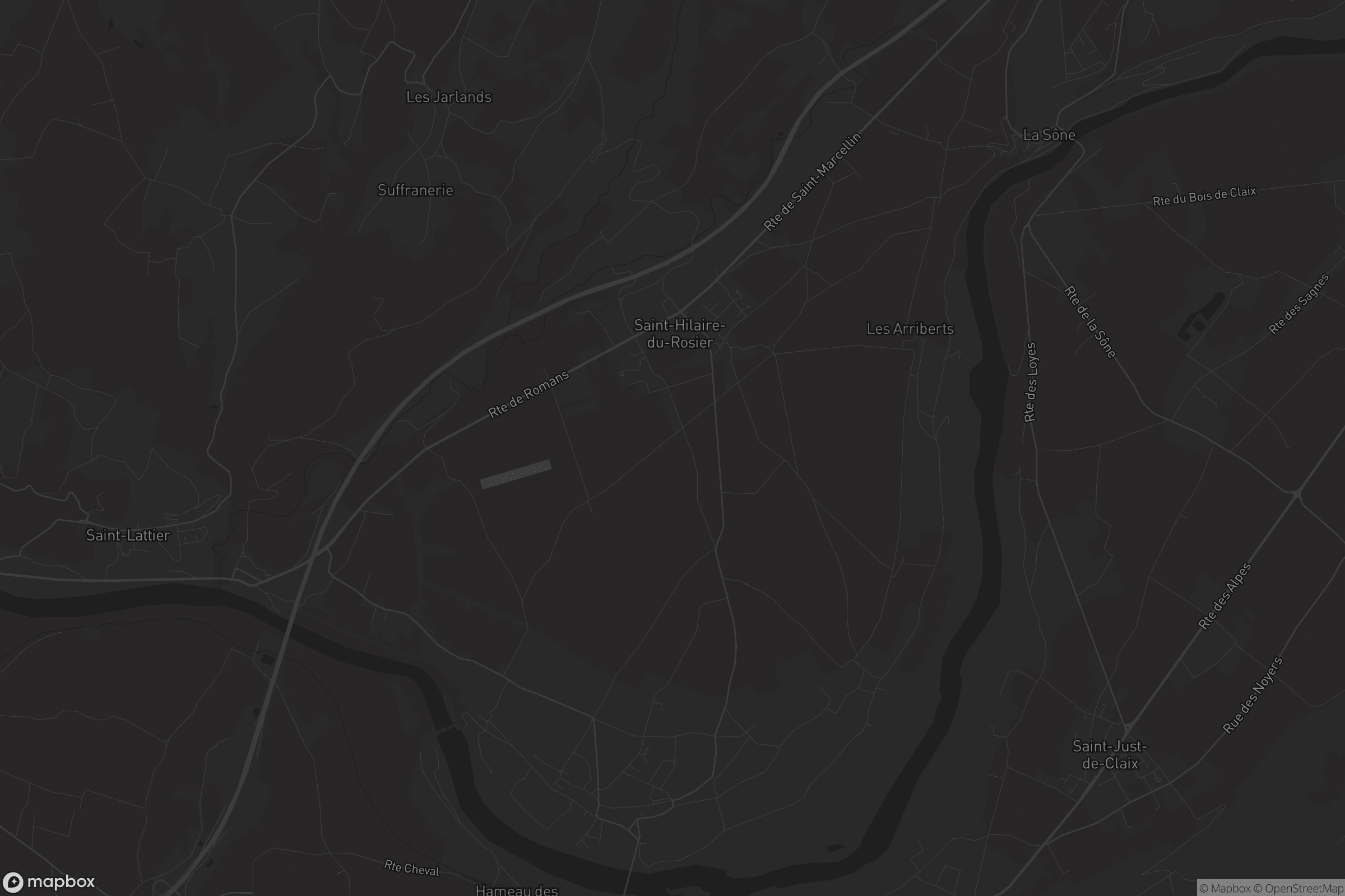 Carte de Saint-Hilaire-du-Rosier