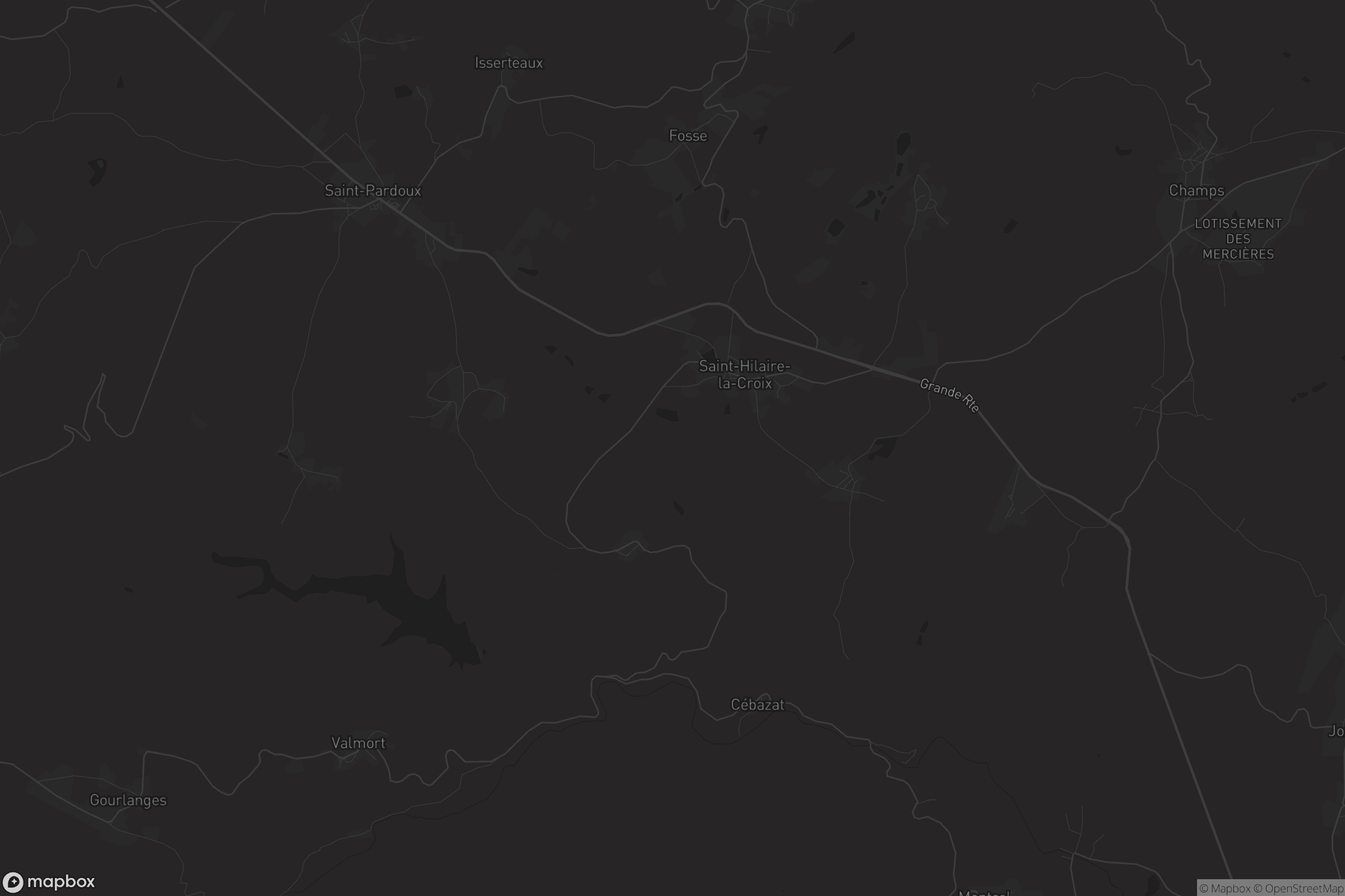 Carte de Saint-Hilaire-la-Croix