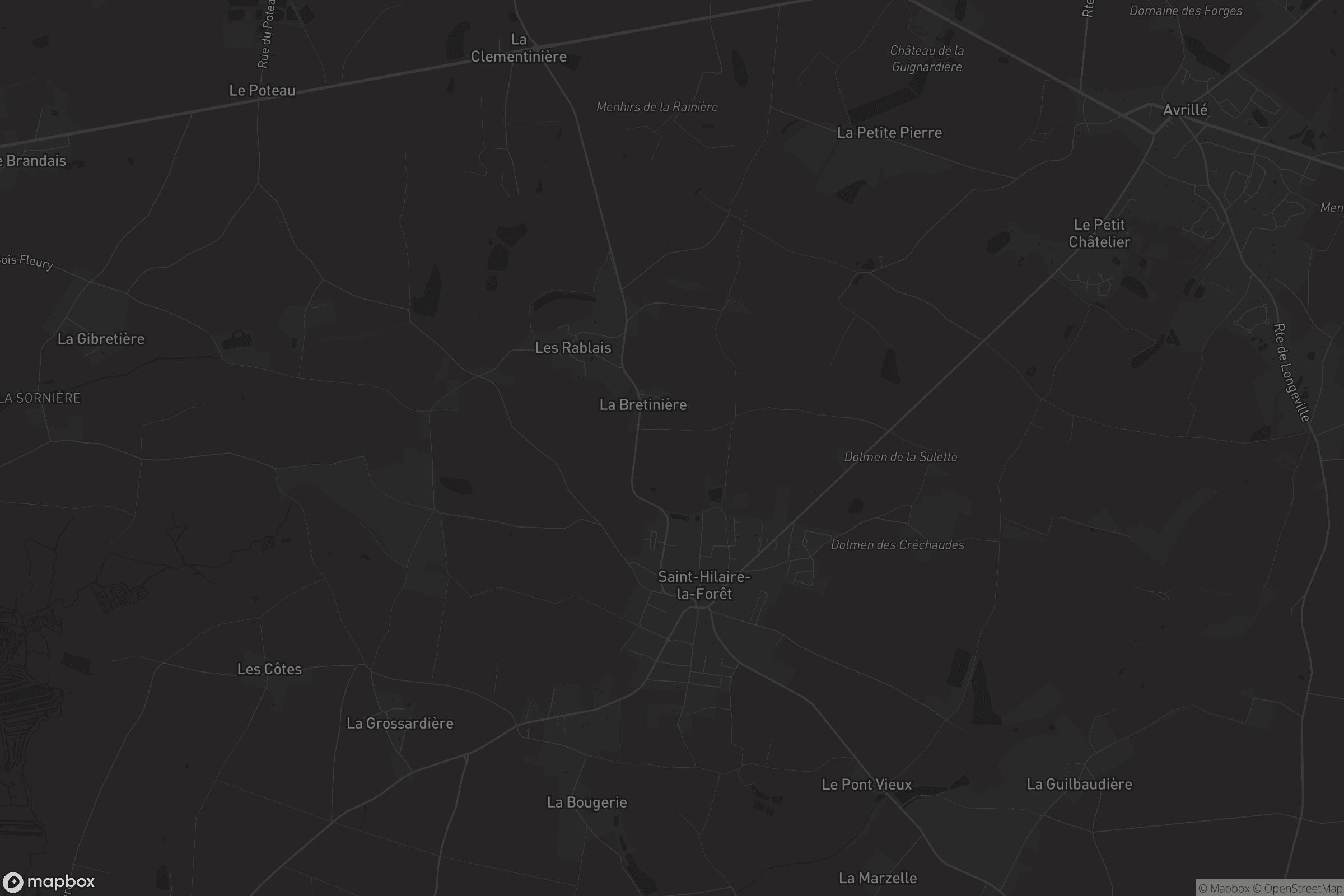 Carte de Saint-Hilaire-la-Forêt