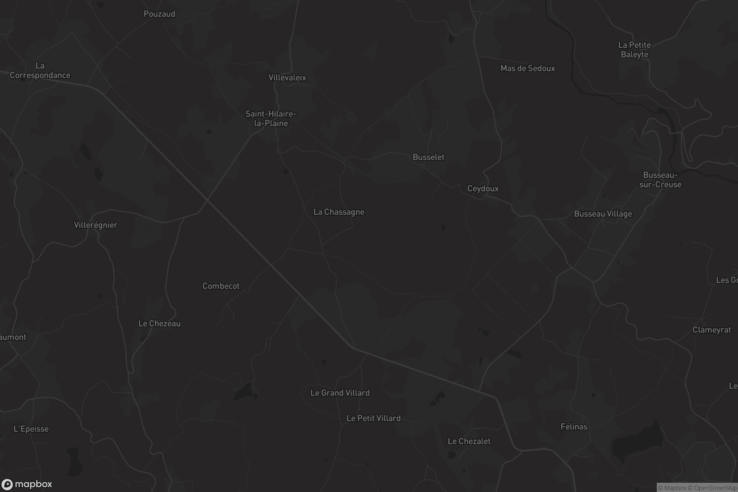 Carte de Saint-Hilaire-la-Plaine