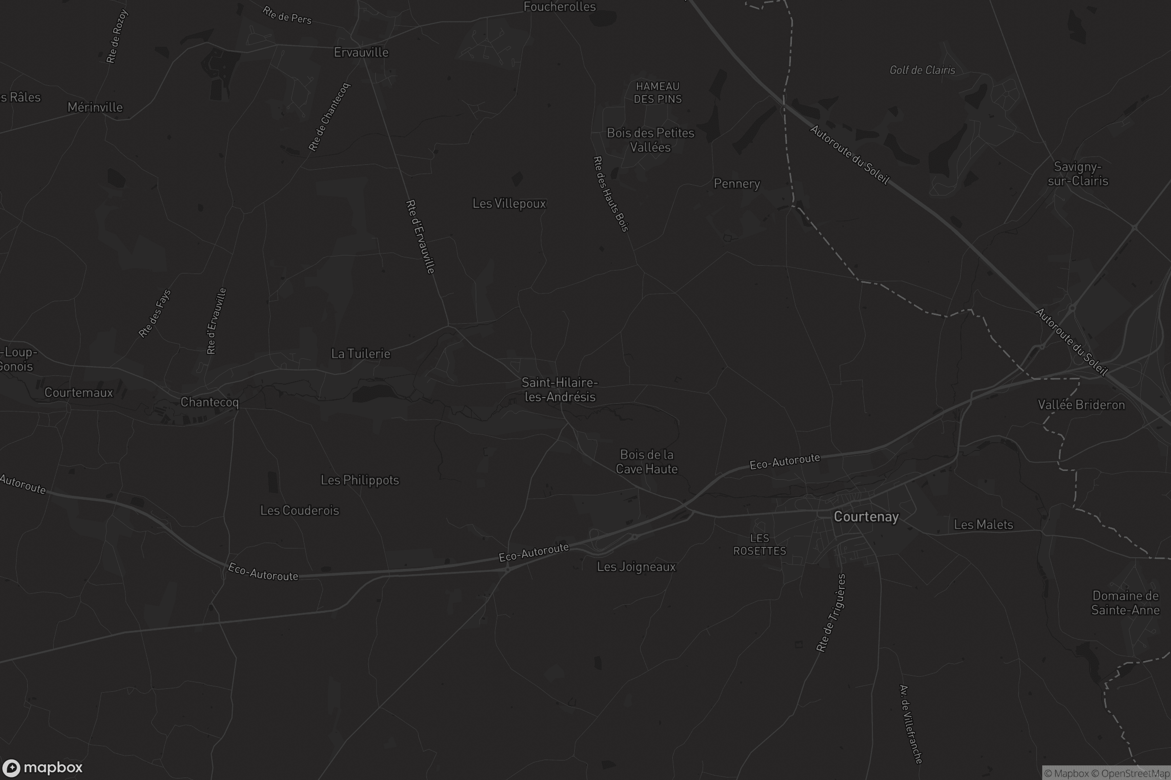 Carte de Saint-Hilaire-les-Andrésis