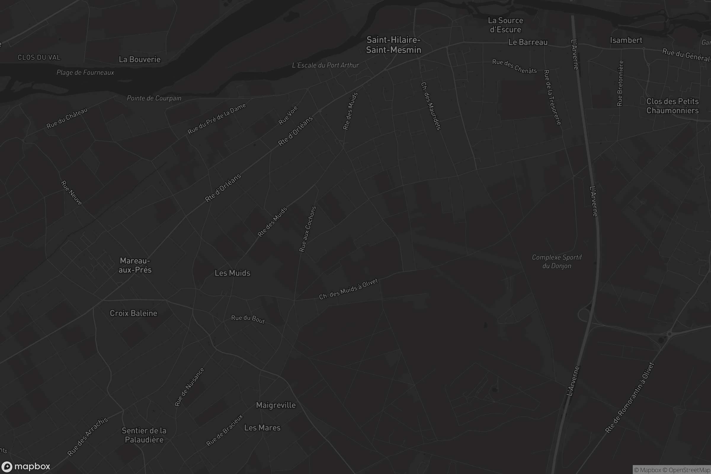 Carte de Saint-Hilaire-Saint-Mesmin