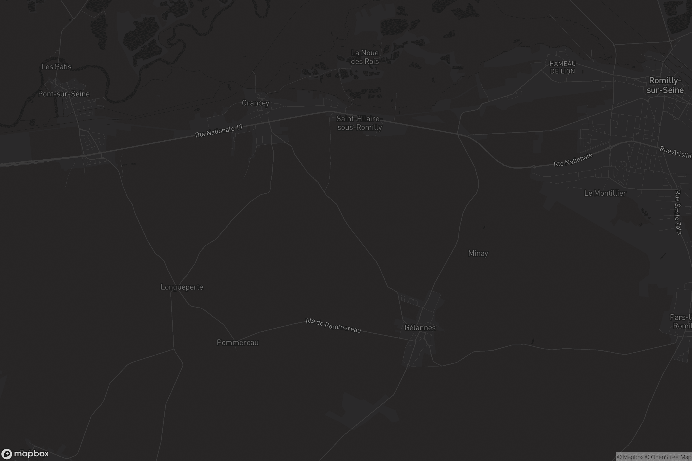 Carte de Saint-Hilaire-sous-Romilly