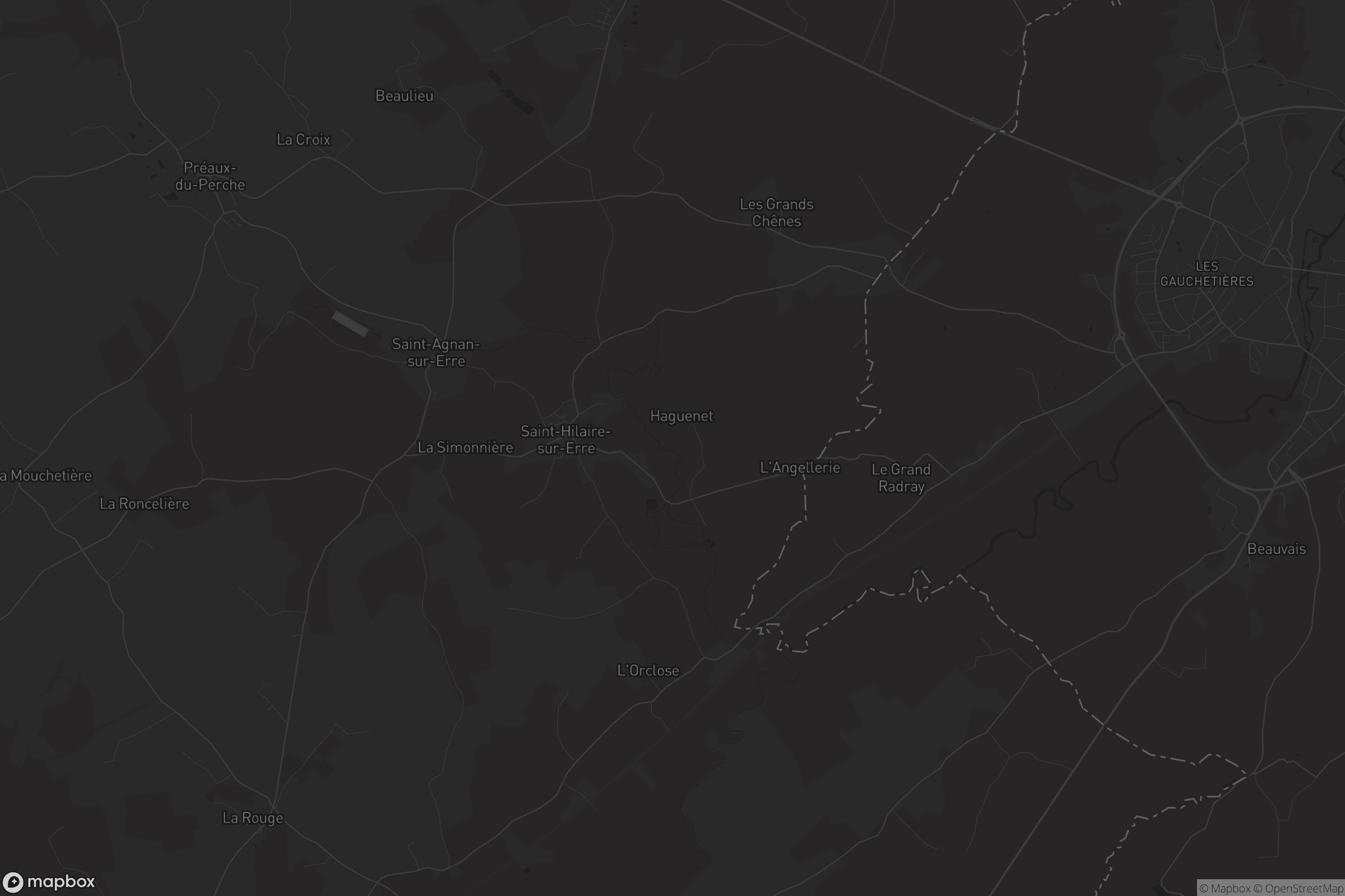 Carte de Saint-Hilaire-sur-Erre