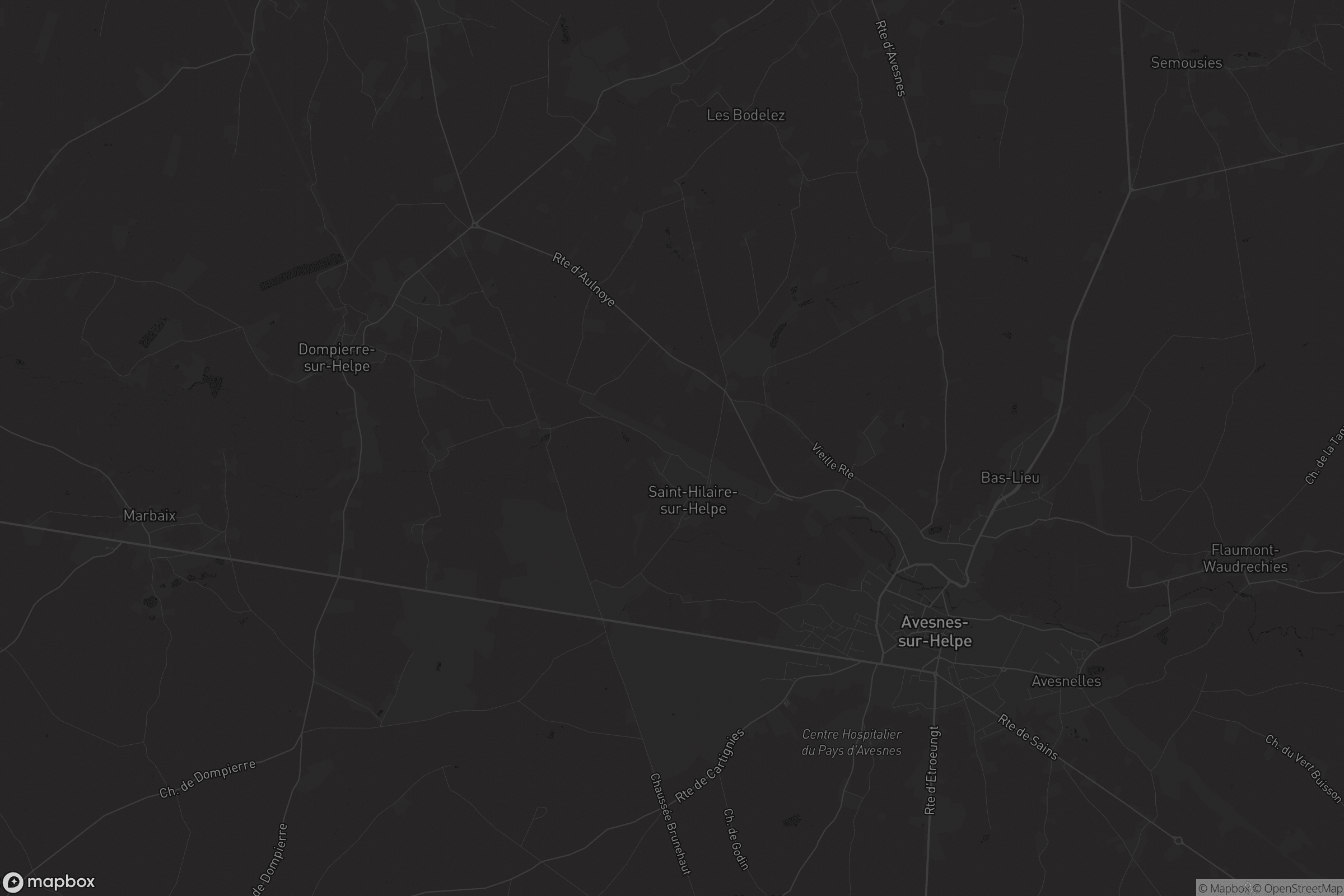 Carte de Saint-Hilaire-sur-Helpe