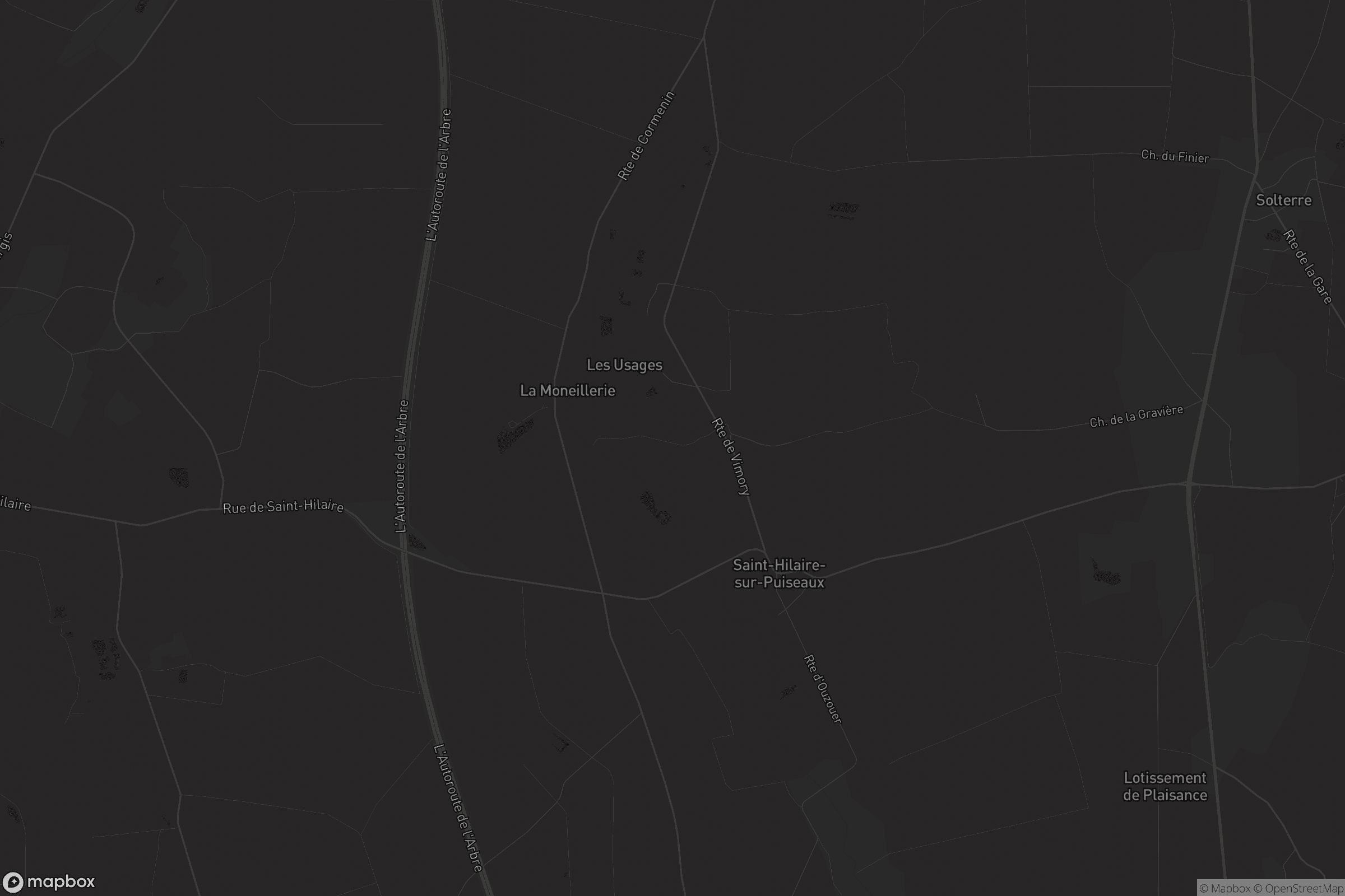 Carte de Saint-Hilaire-sur-Puiseaux