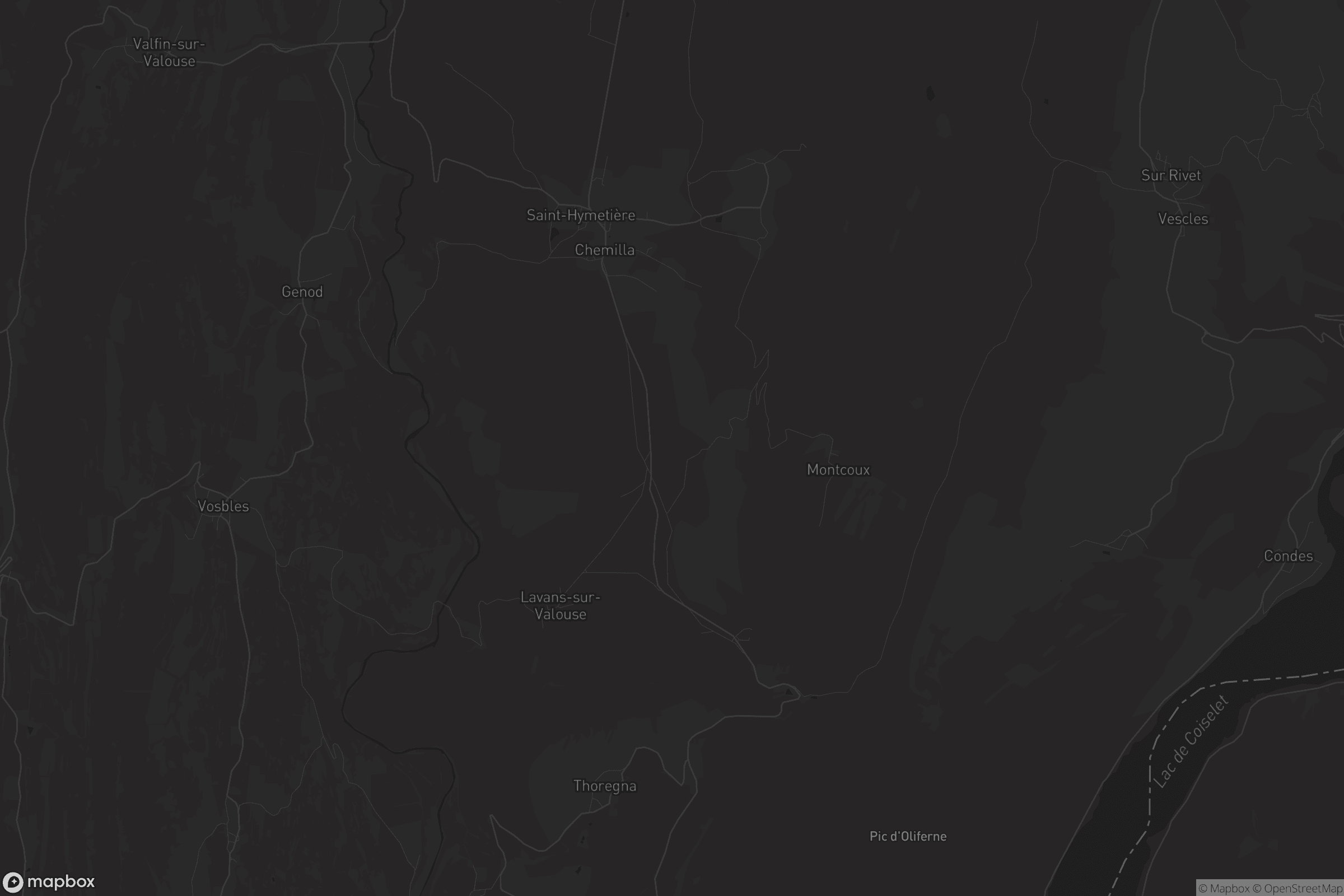 Carte de Saint-Hymetière-sur-Valouse