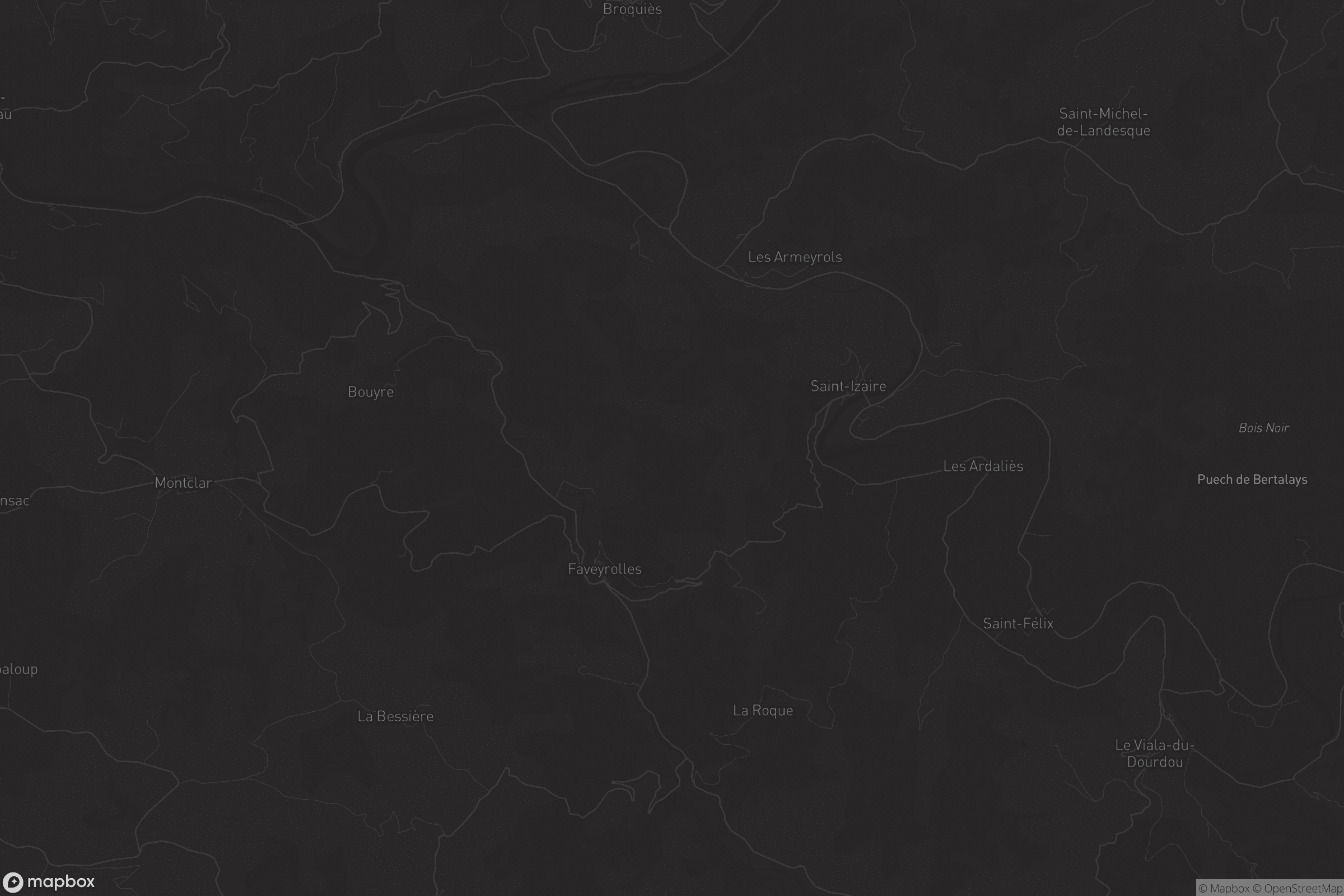 Carte de Saint-Izaire