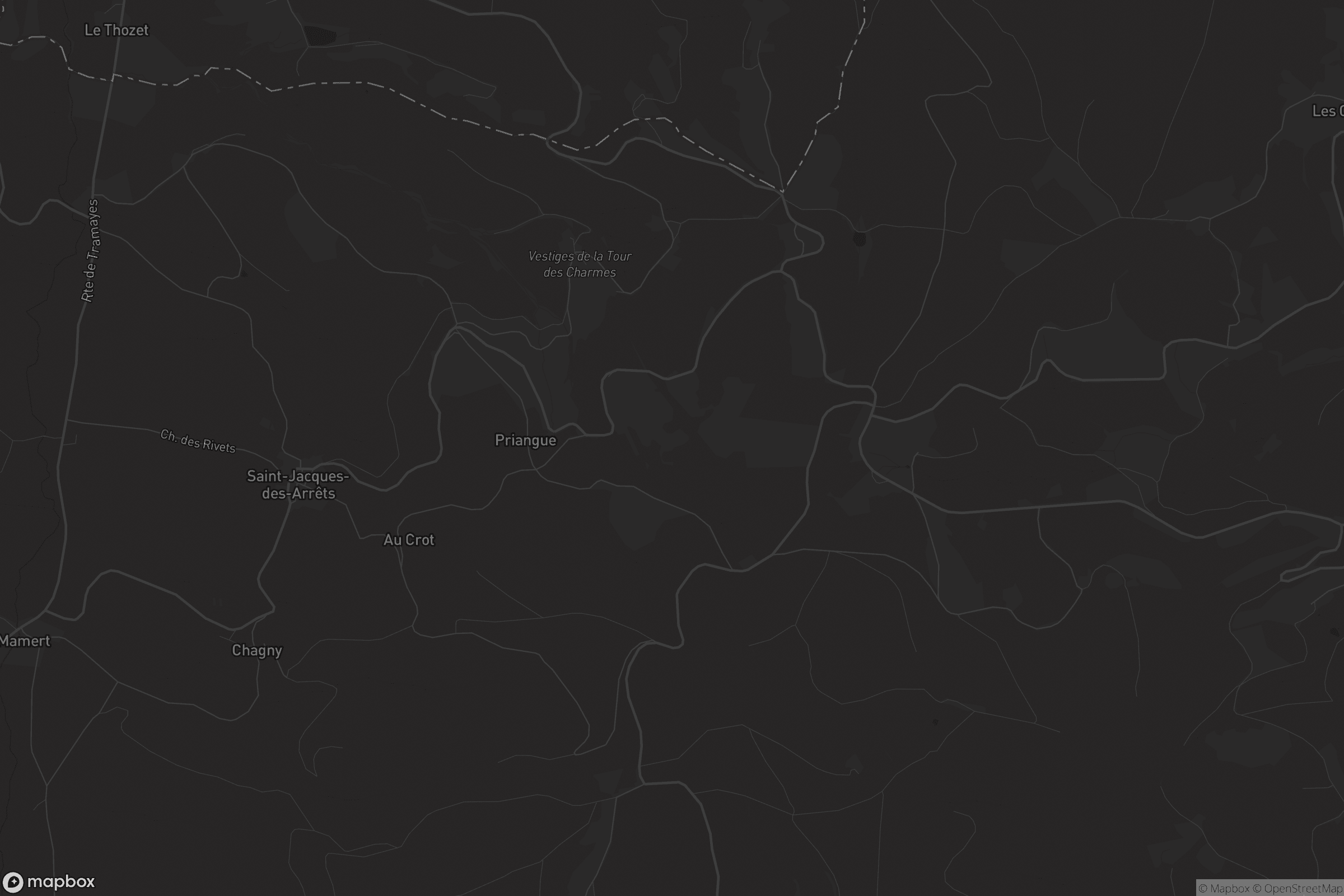 Carte de Saint-Jacques-des-Arrêts