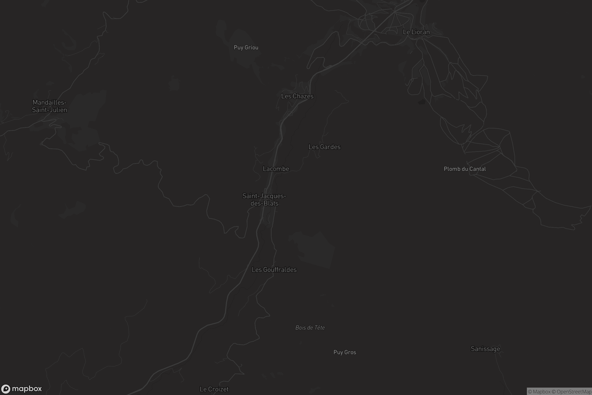 Carte de Saint-Jacques-des-Blats