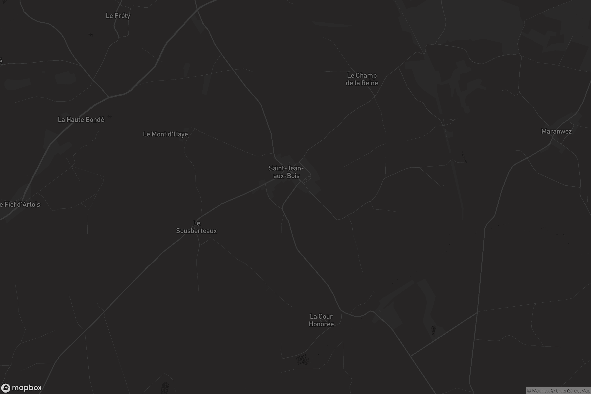 Carte de Saint-Jean-aux-Bois