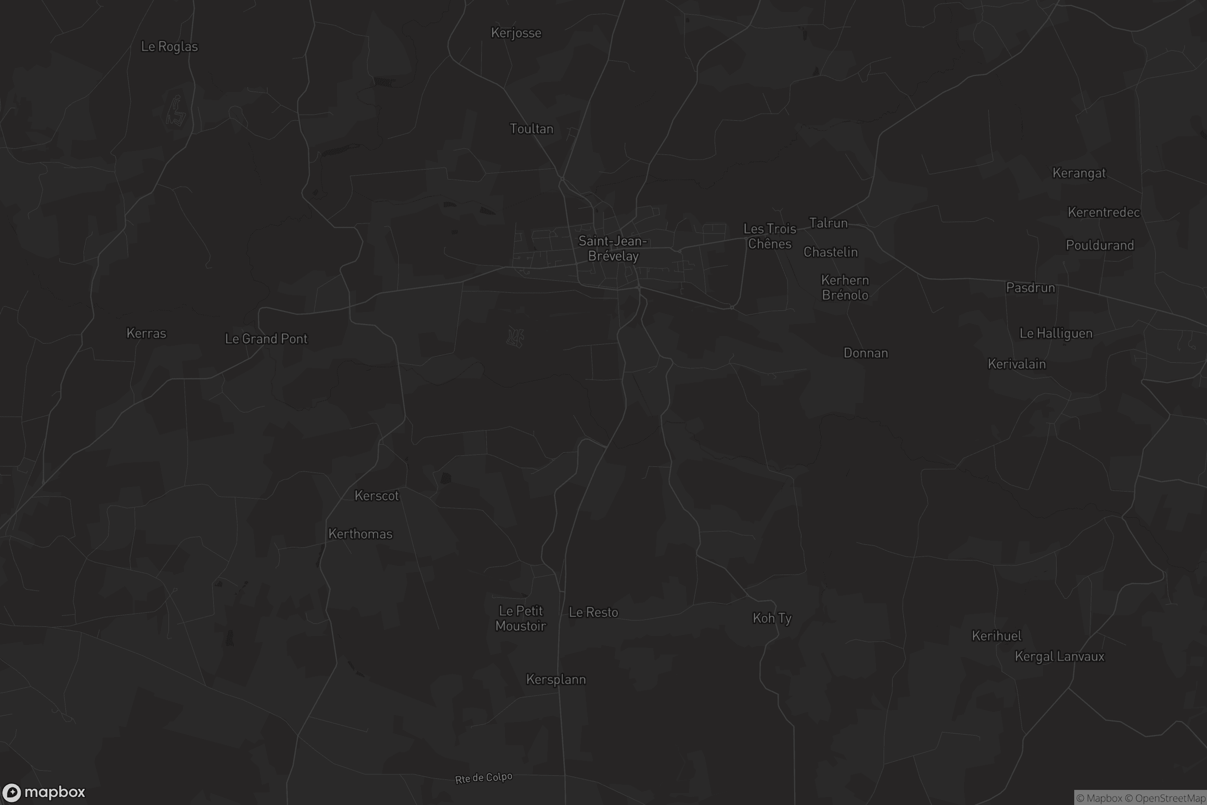 Carte de Saint-Jean-Brévelay