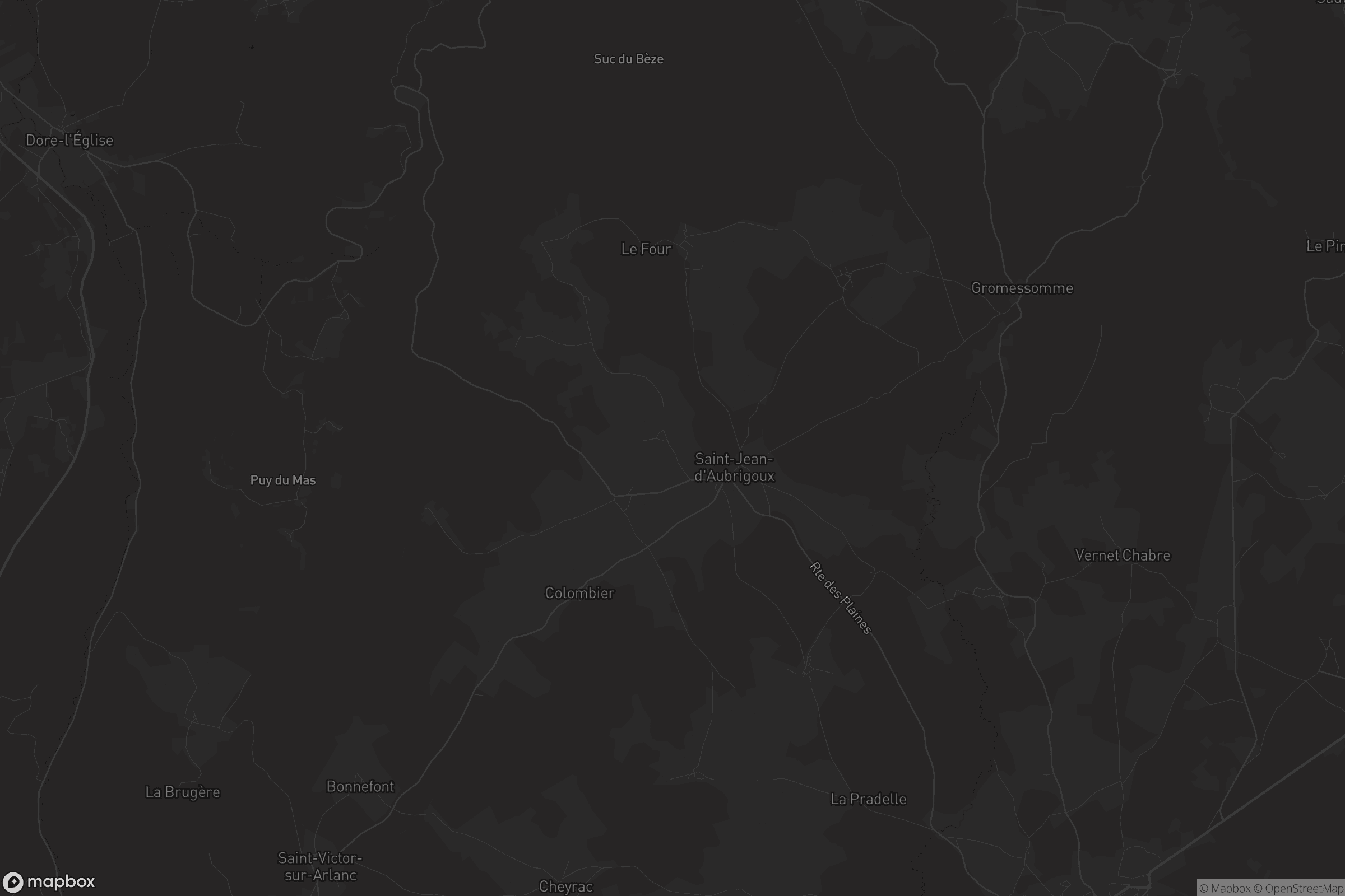 Carte de Saint-Jean-d'Aubrigoux