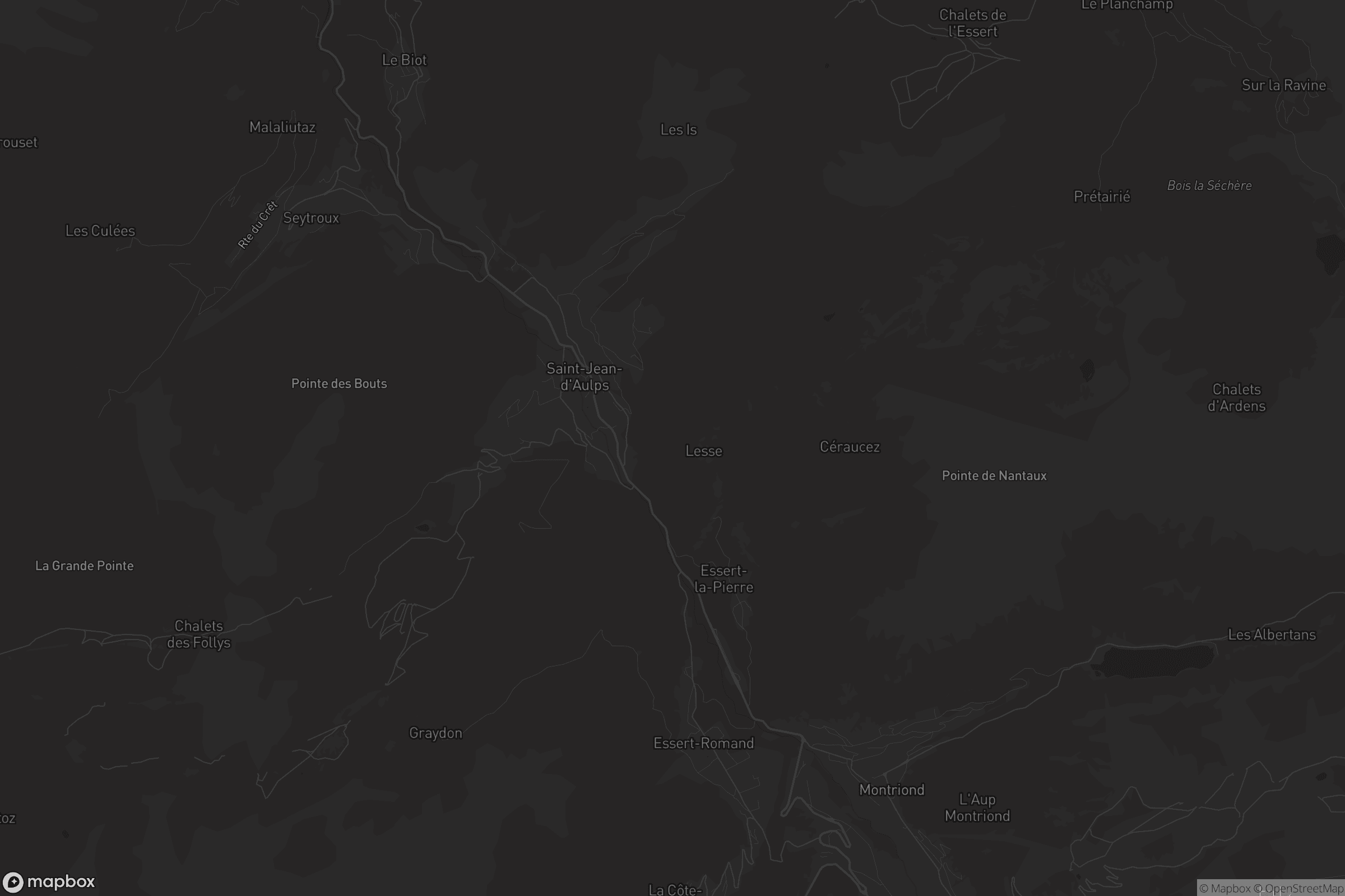 Carte de Saint-Jean-d'Aulps