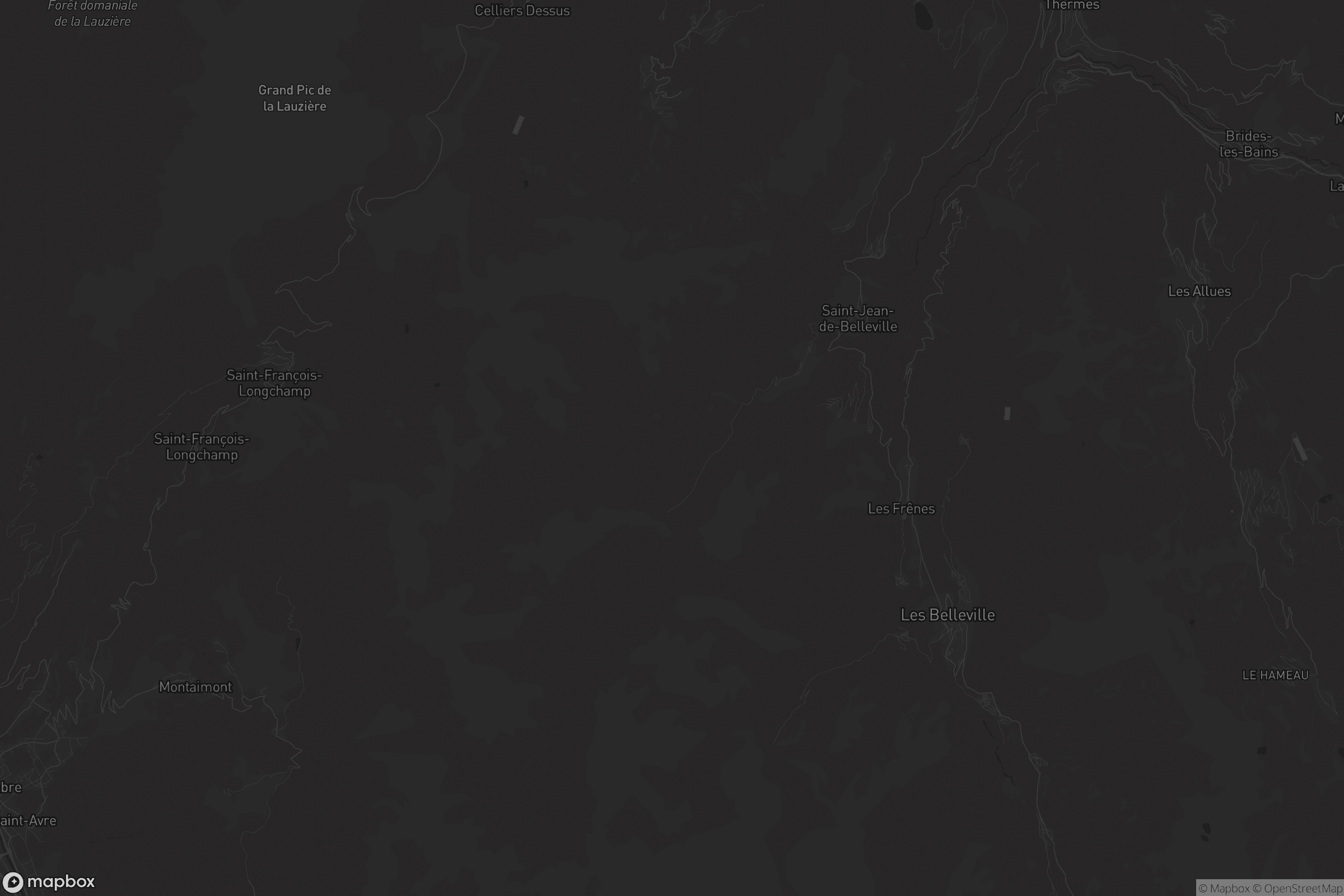 Carte de Saint-Jean-de-Belleville