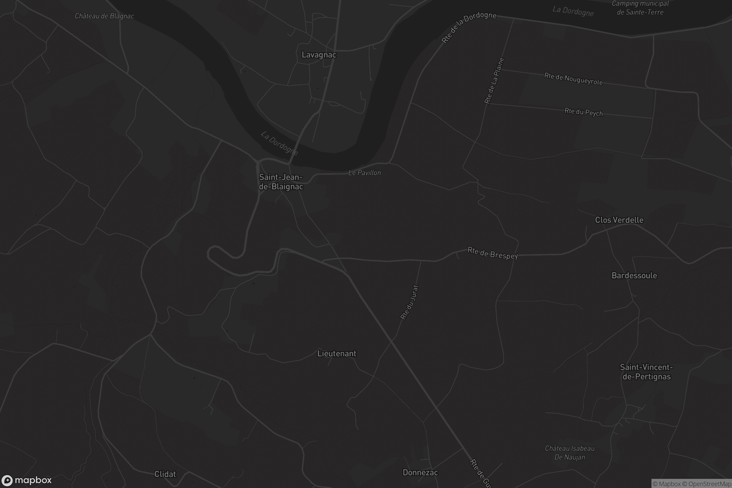 Carte de Saint-Jean-de-Blaignac