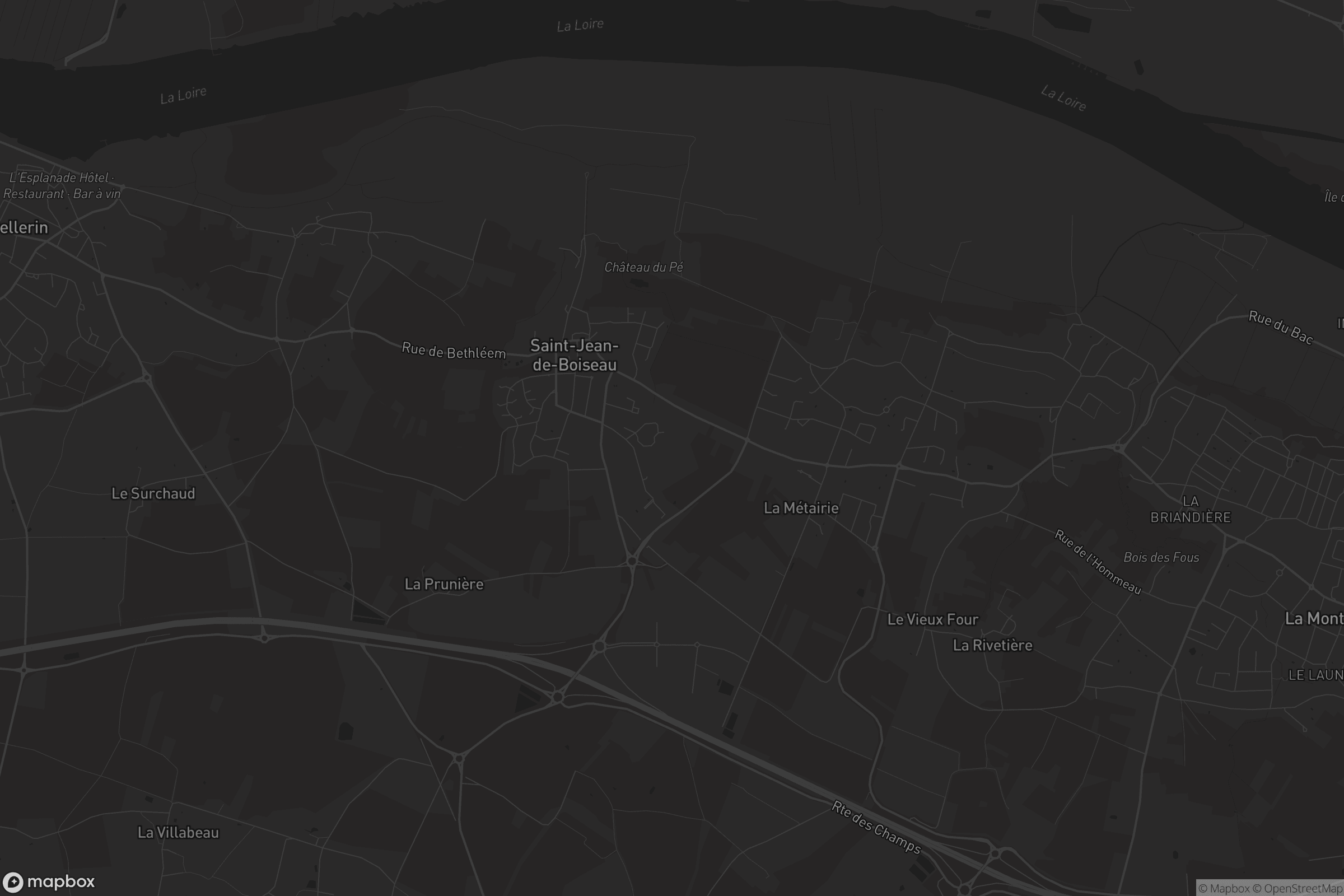 Carte de Saint-Jean-de-Boiseau
