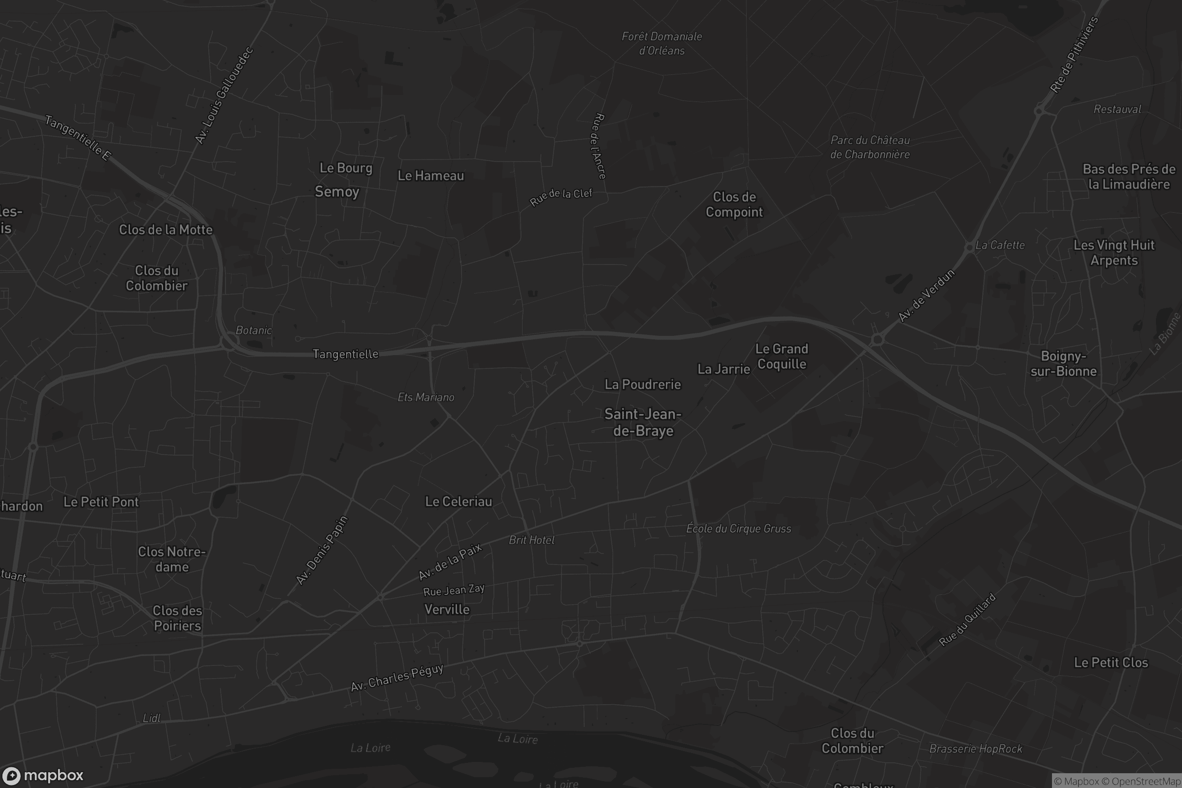 Carte de Saint-Jean-de-Braye