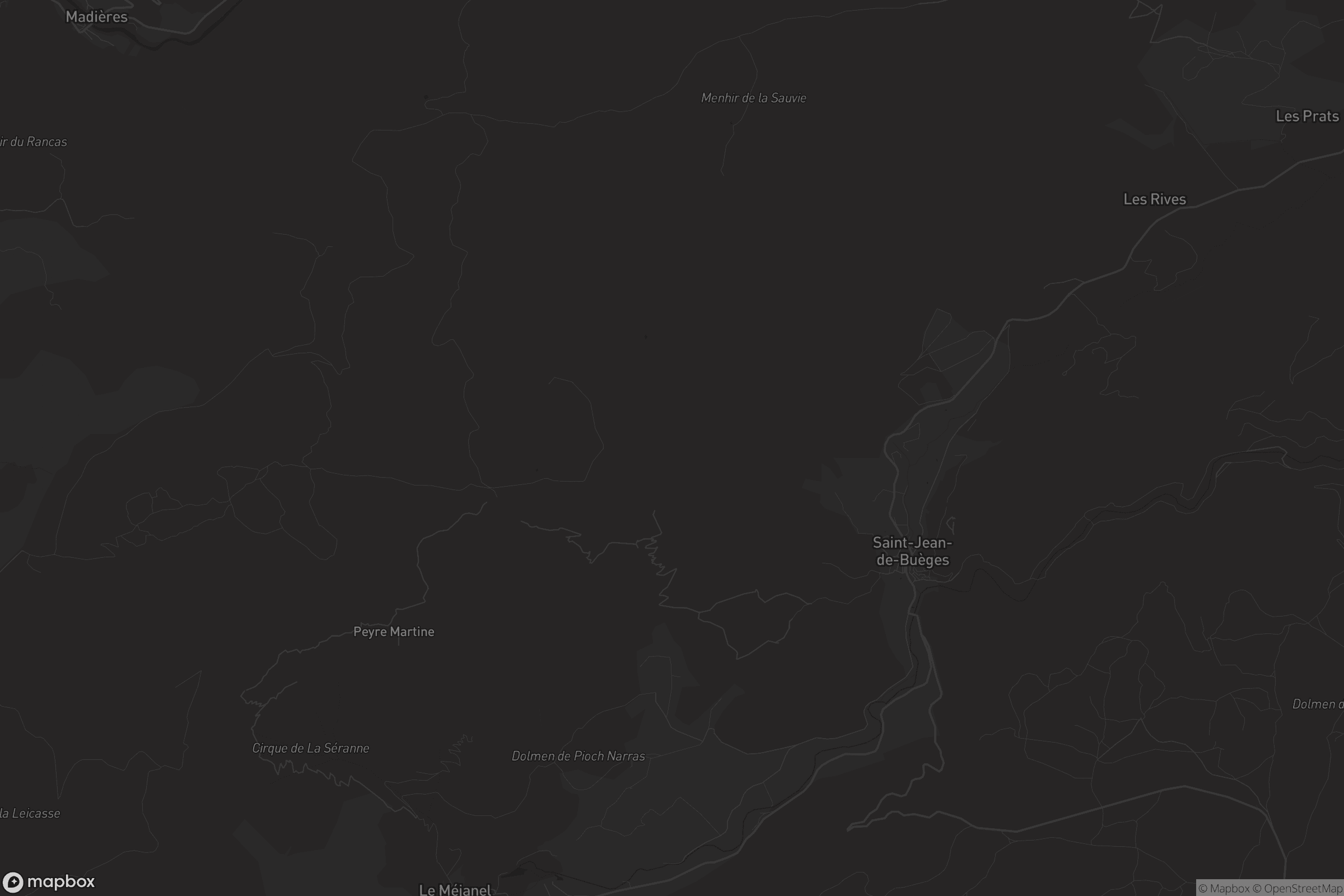 Carte de Saint-Jean-de-Buèges