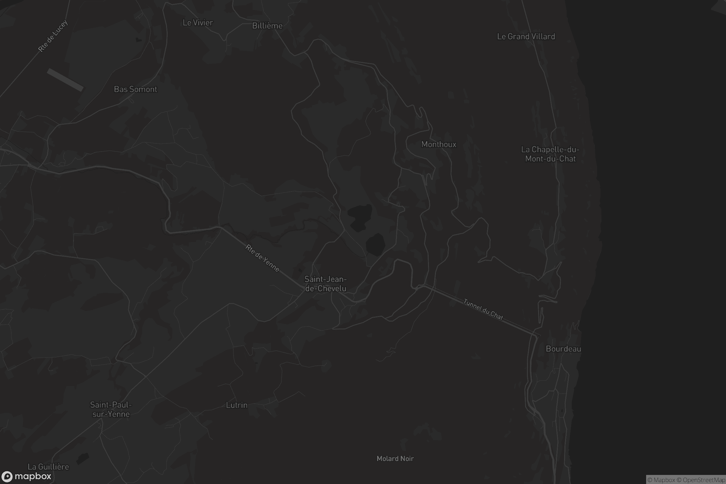 Carte de Saint-Jean-de-Chevelu