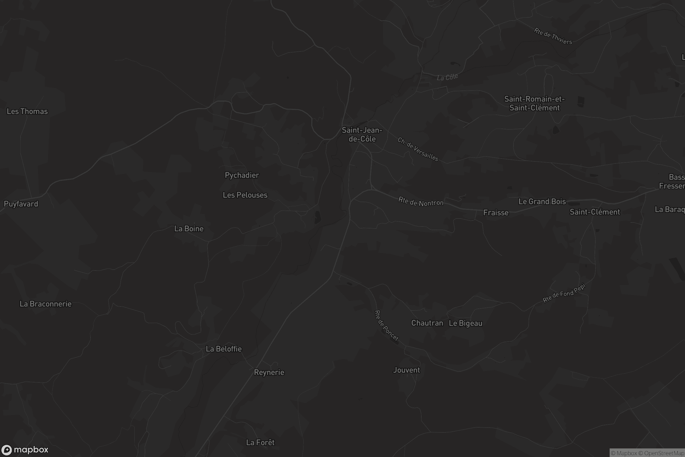 Carte de Saint-Jean-de-Côle