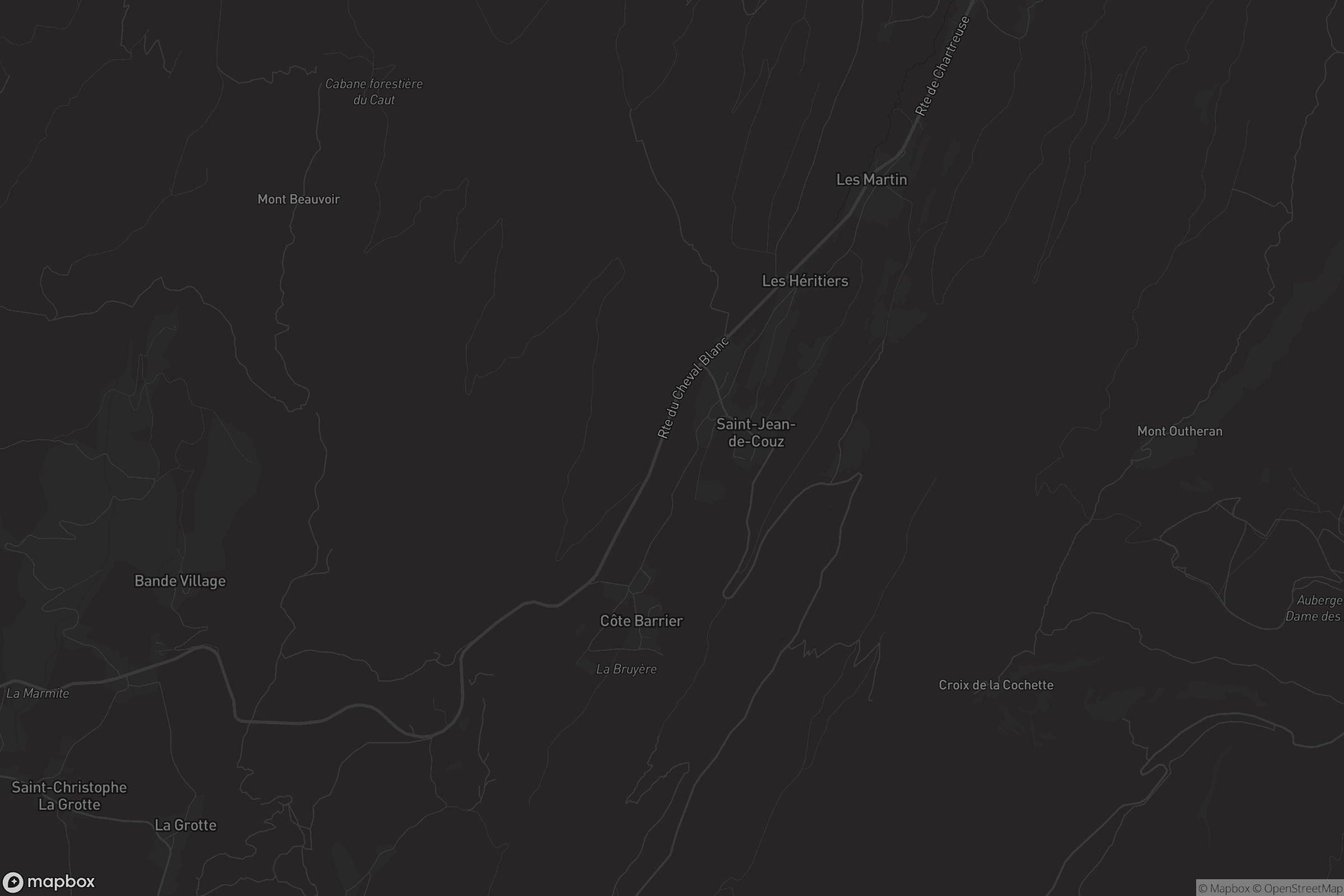 Carte de Saint-Jean-de-Couz