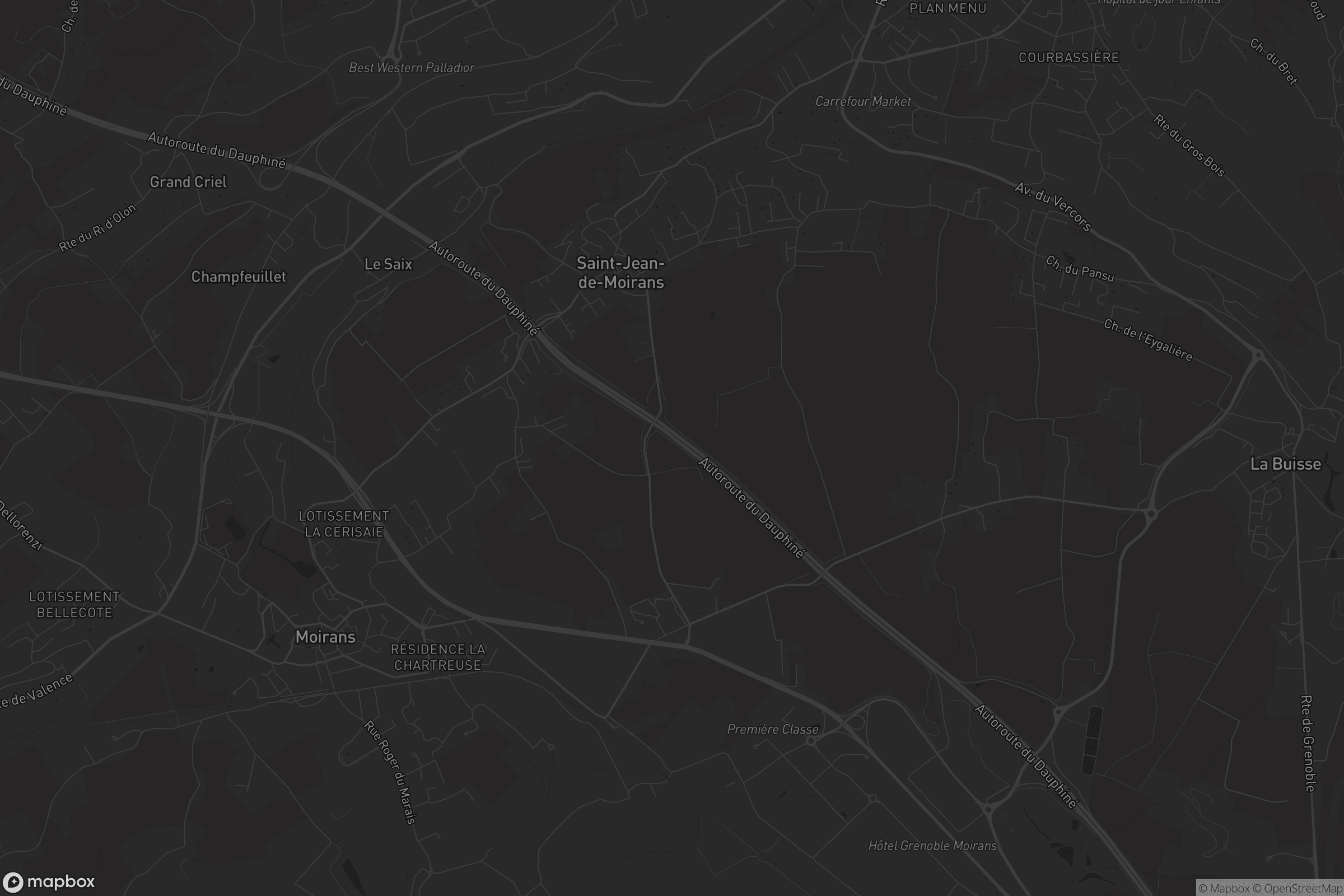 Carte de Saint-Jean-de-Moirans