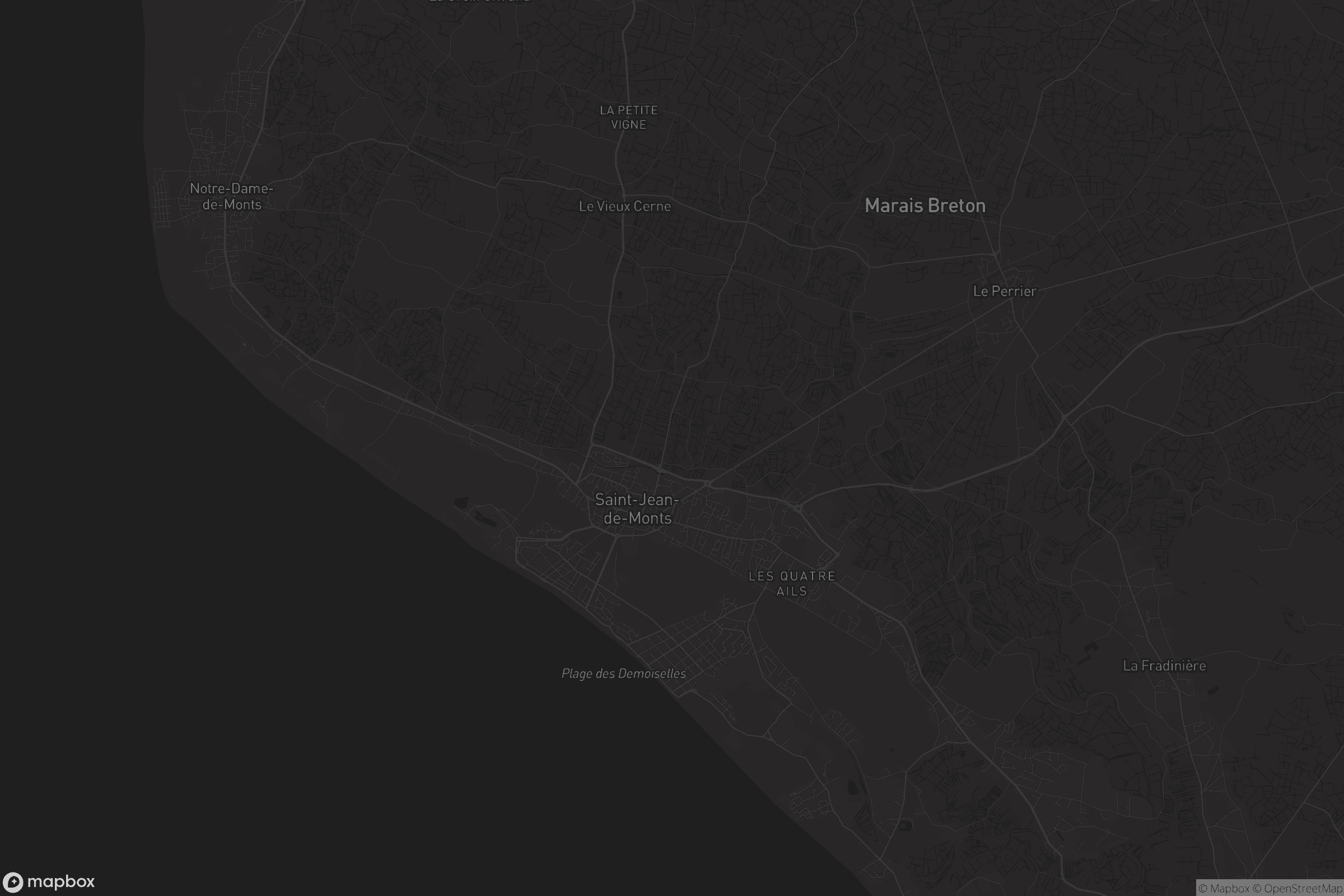 Carte de Saint-Jean-de-Monts