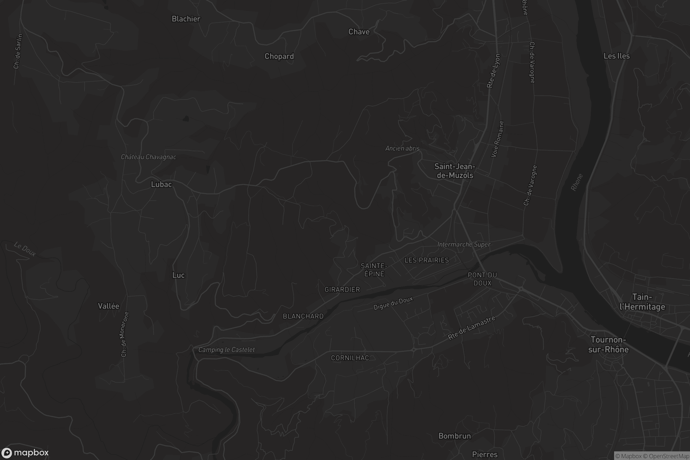 Carte de Saint-Jean-de-Muzols