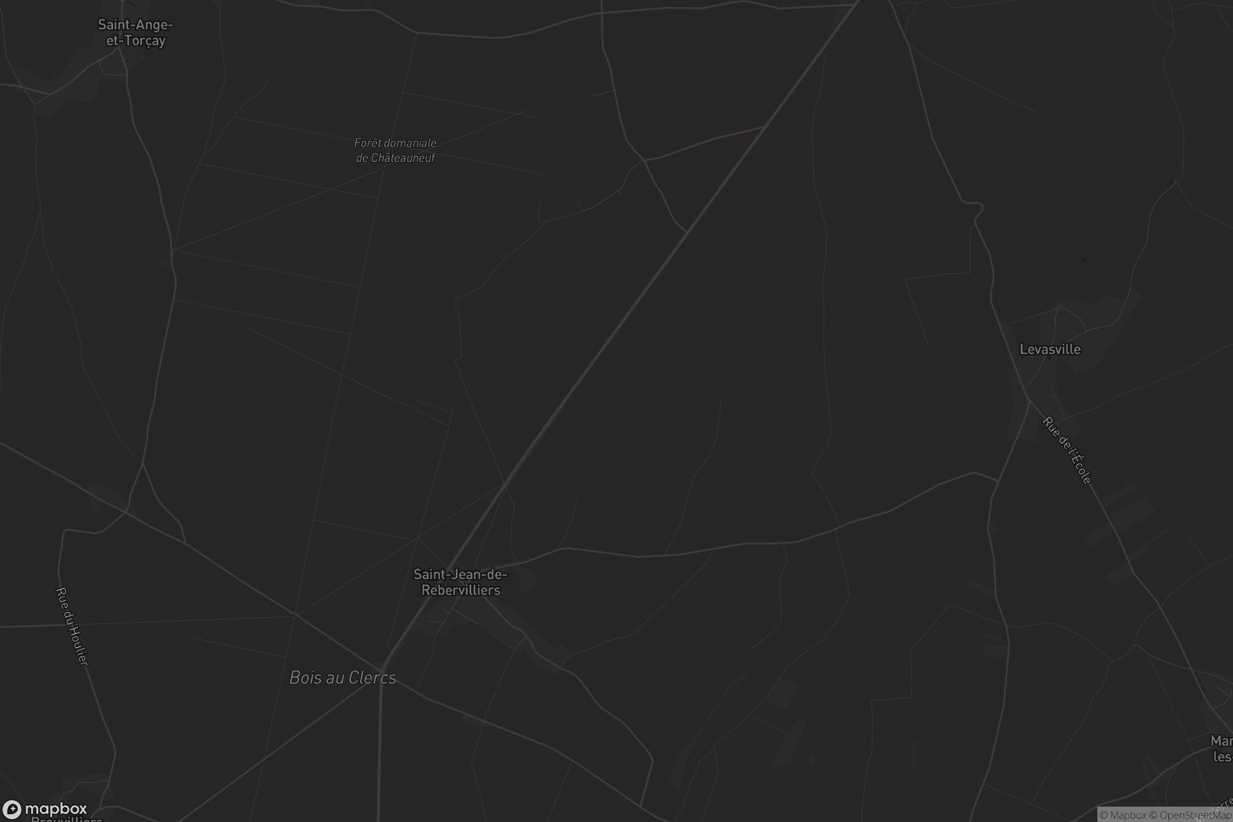 Carte de Saint-Jean-de-Rebervilliers