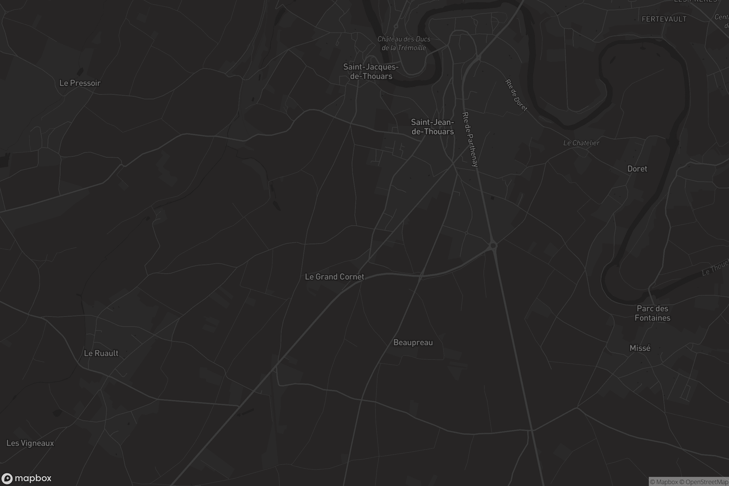 Carte de Saint-Jean-de-Thouars